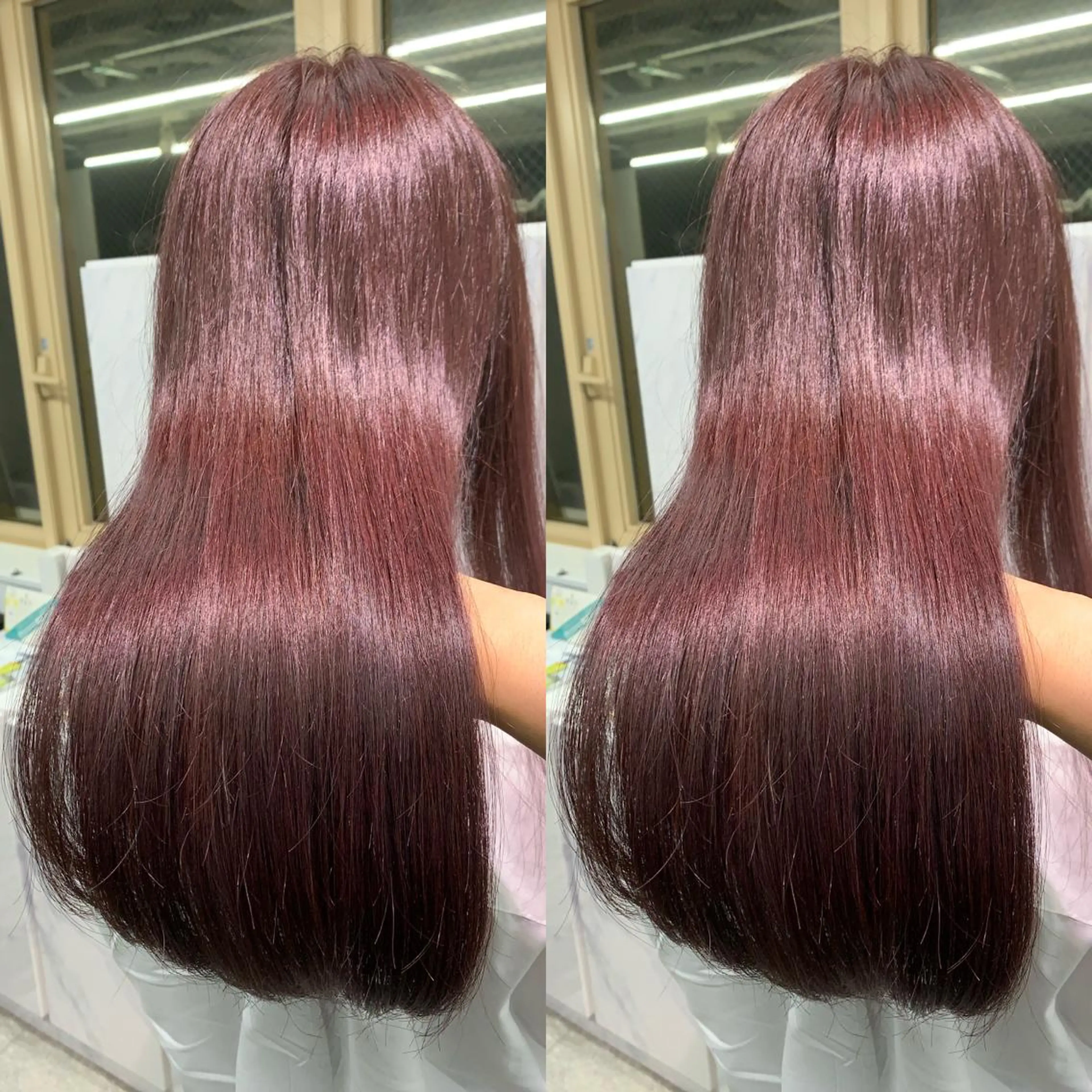 セミロング カット ヘアカラー トリートメント 韓国ヘア／エクステ 🖤MIYUのヘアスタイル