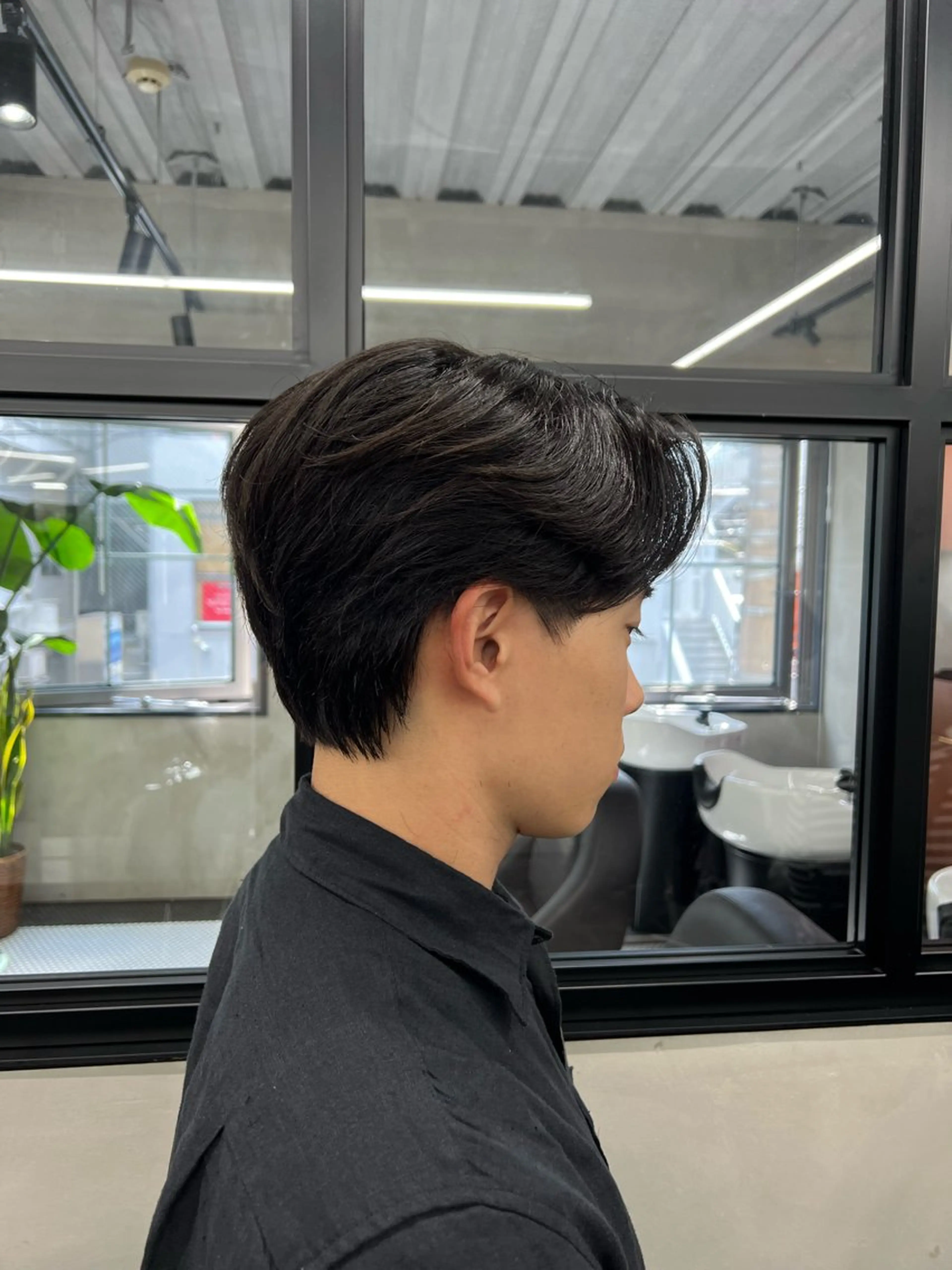 ショート メンズ センターパート/ 暖色カラーayuのヘアスタイル