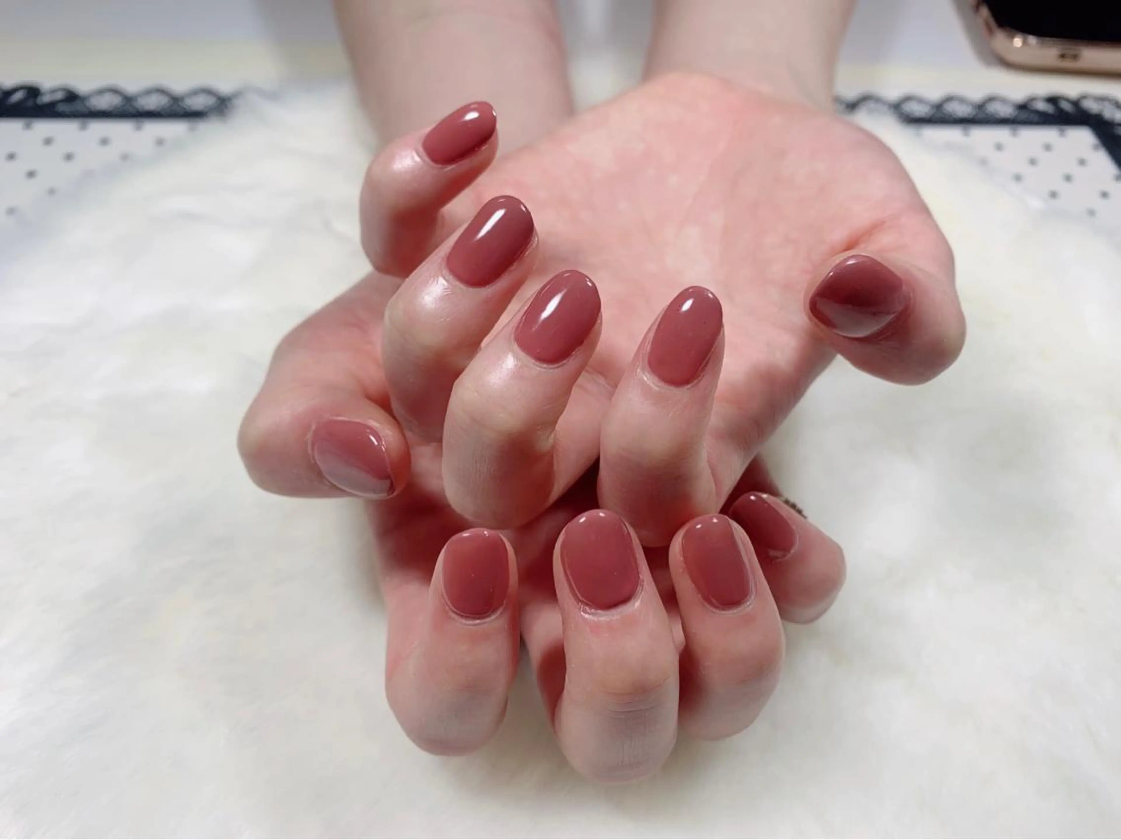 ネイル ワンカラーネイル salon EMANのネイルデザイン