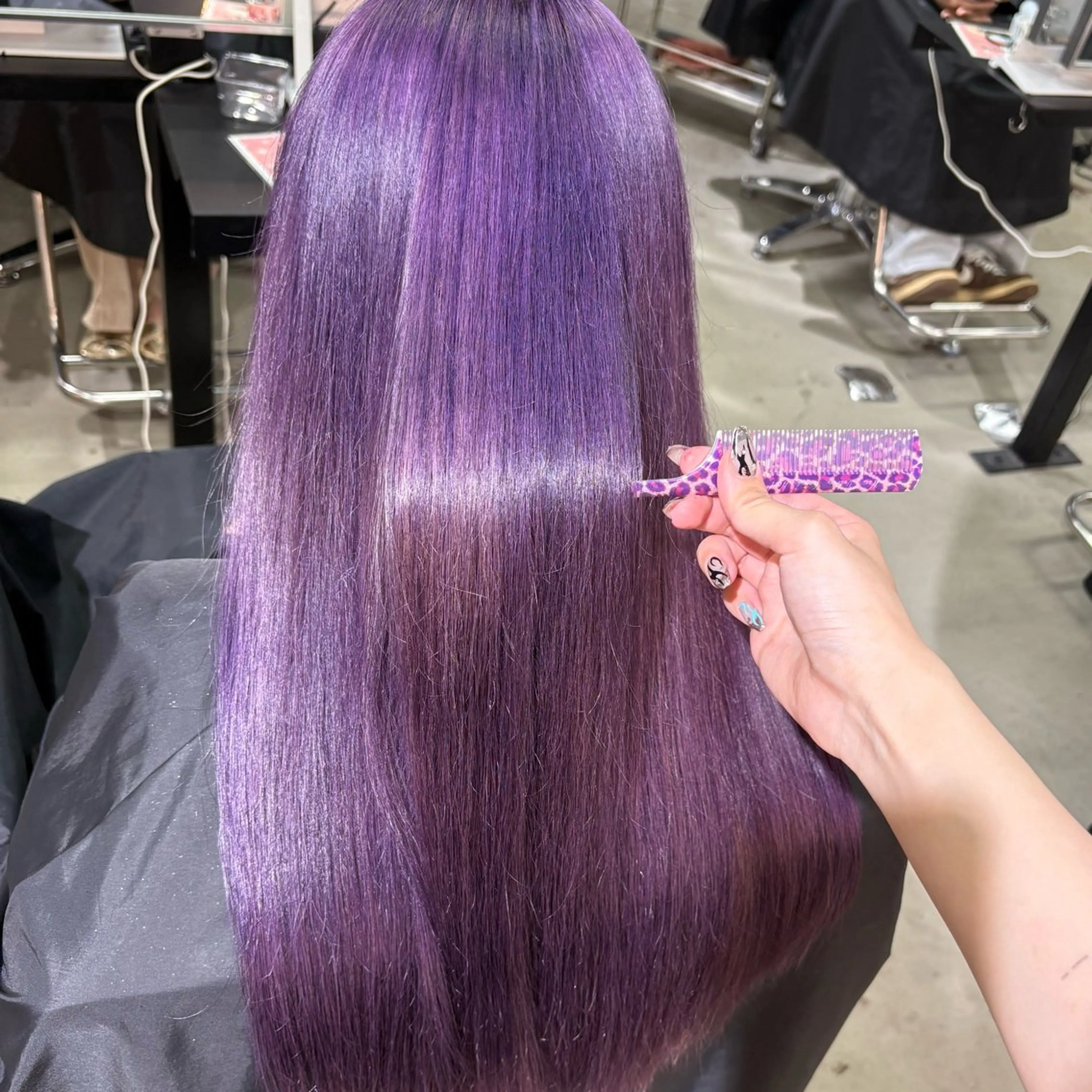 ロング カラー ブリーチ ケアブリーチ ハイトーンカラー ヘアカラー ★デザインカラー ハイトーン ももか★のヘアスタイル