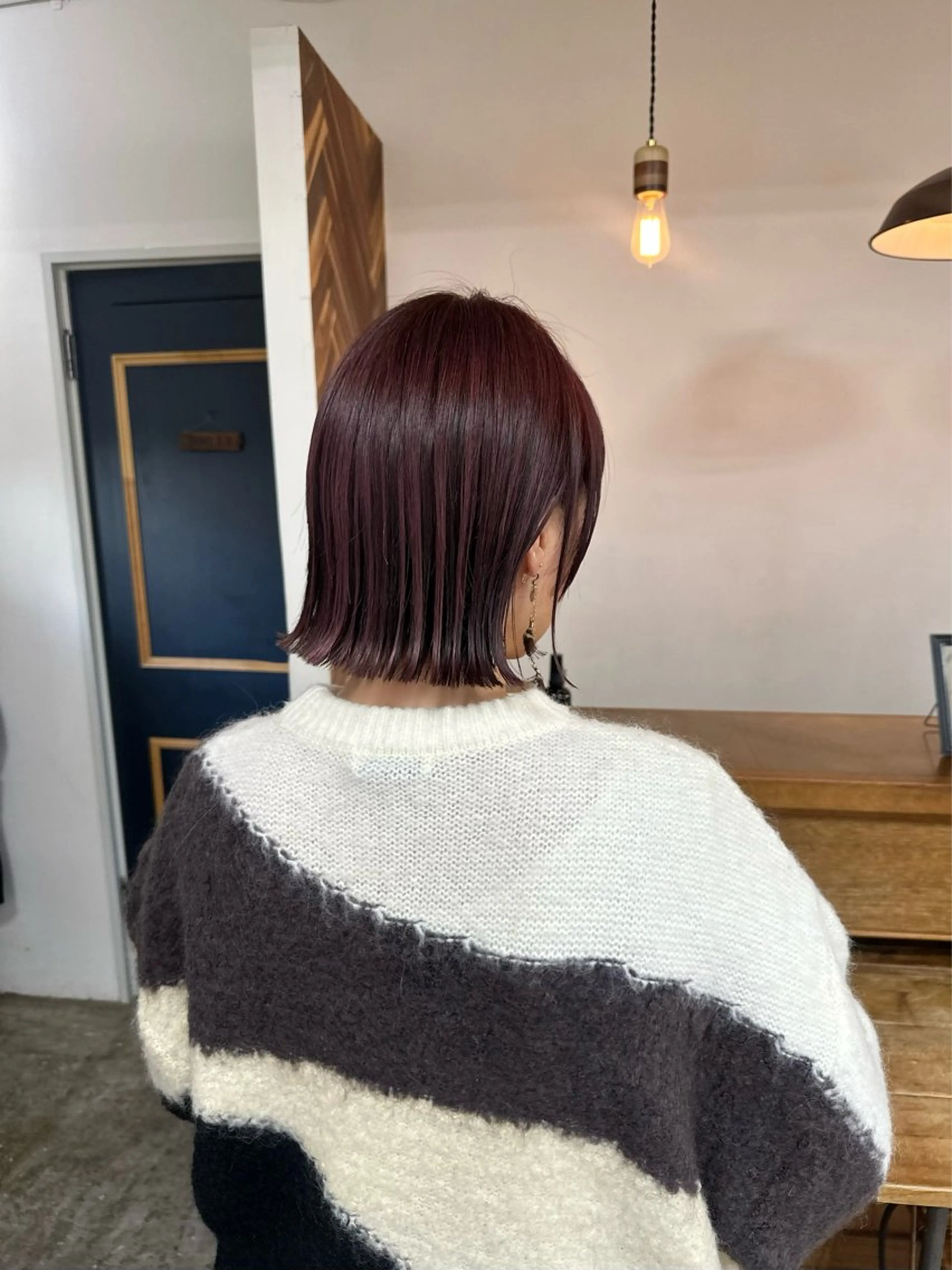 ショート 切りっぱなしボブ ボブ 外ハネヘア NAGISA 🎀カットモデル🎀のヘアスタイル