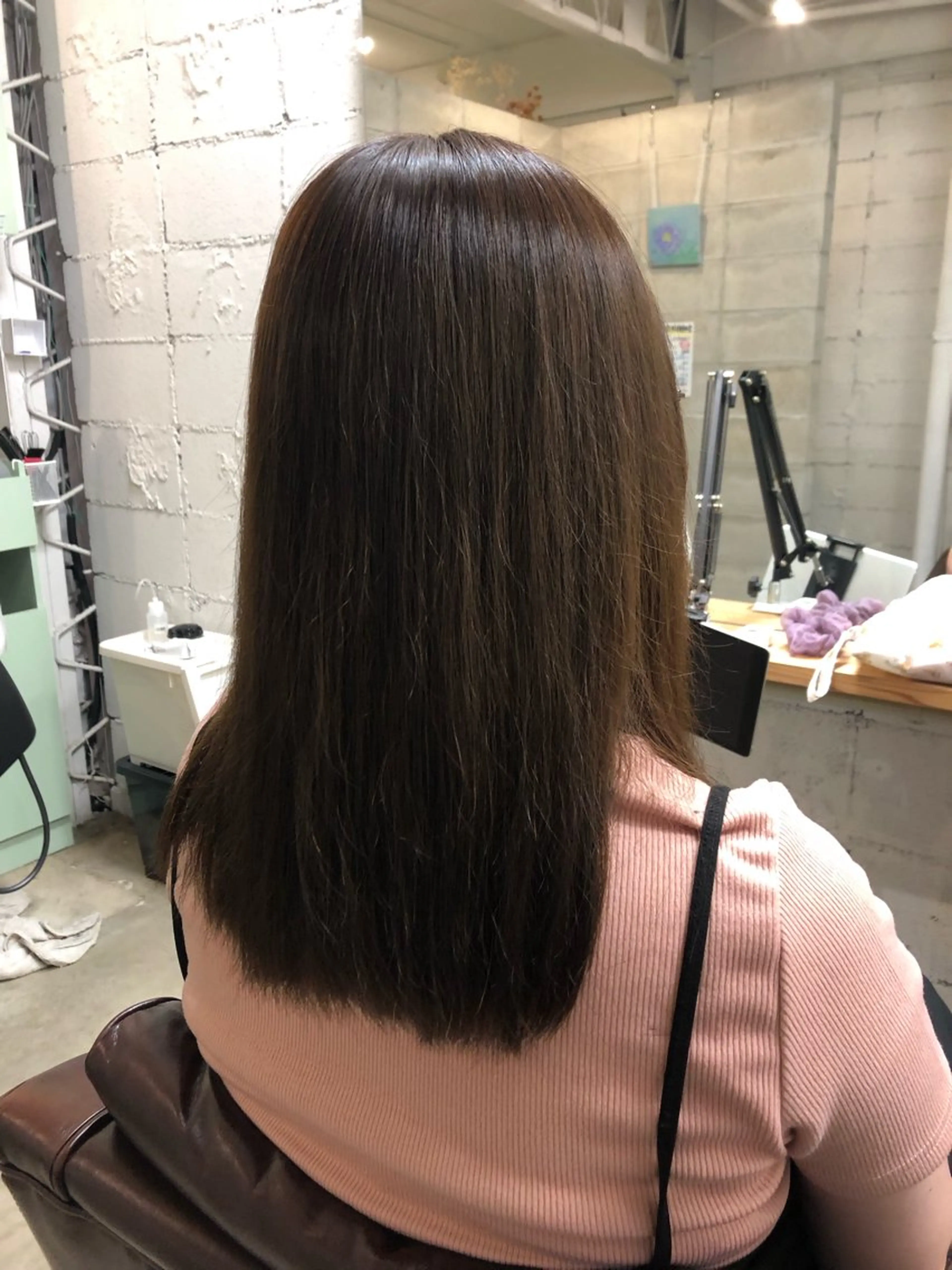 ロング カラー 田畑 秀美のヘアスタイル