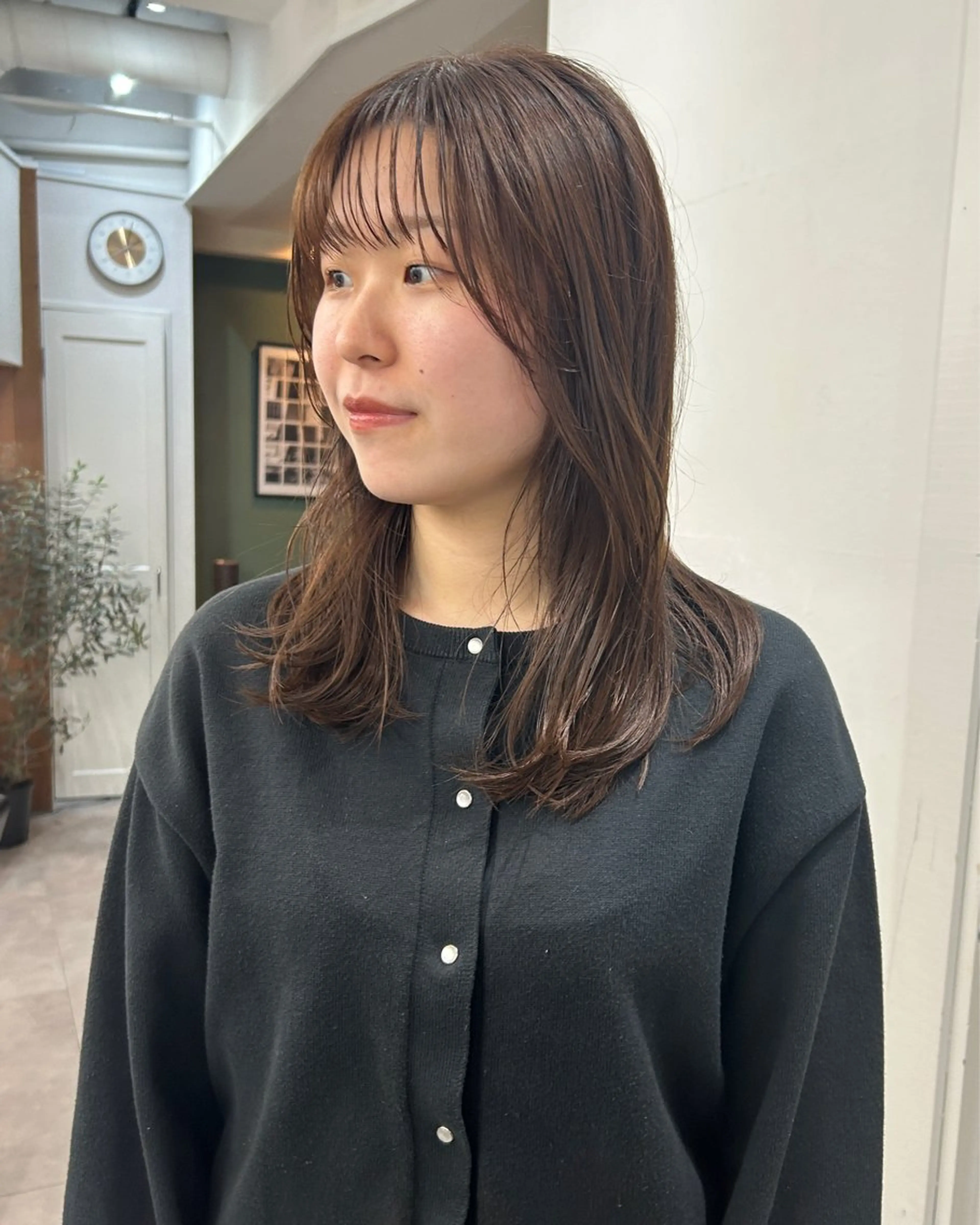 セミロング カラー カット ヘアカラー トリートメント ボブ/透明感カラー /サナ🌼のヘアスタイル