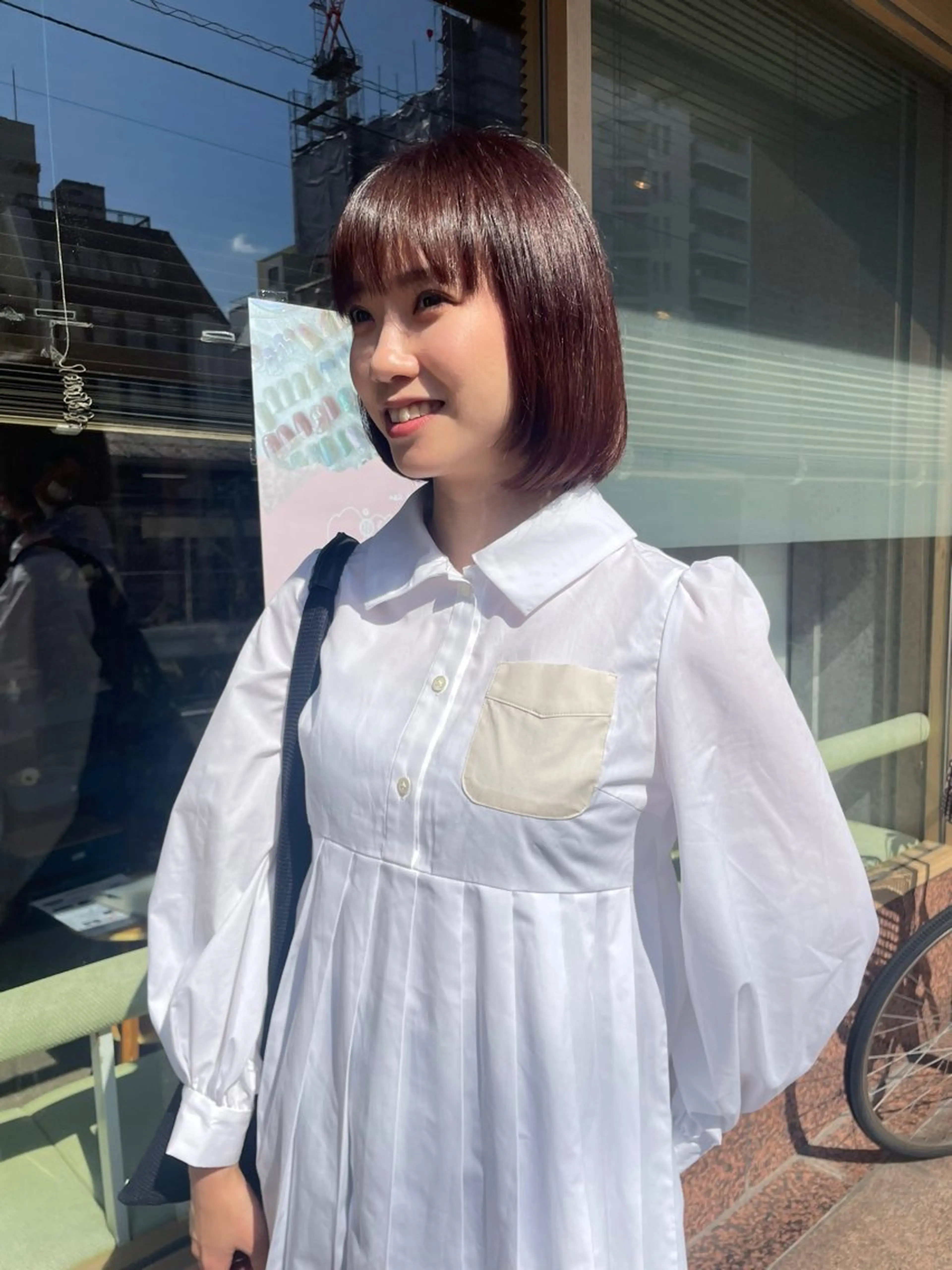 ショート カラー ブラウンカラー オレンジ オレンジブラウン 髪質改善/Bloss om🌷高橋沙衣のヘアスタイル