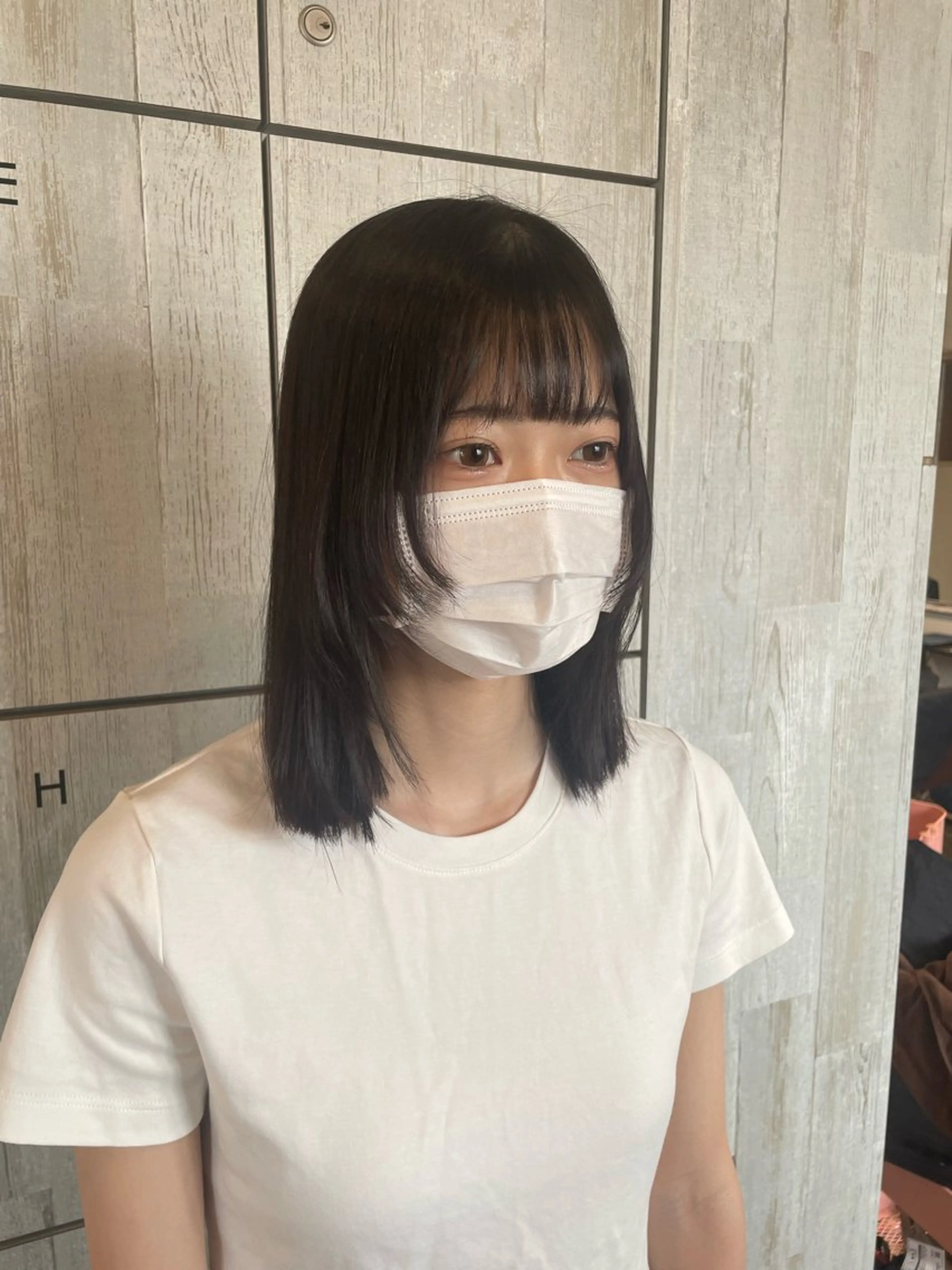 セミロング カット 縮毛矯正 メンズ✂️カット✂️ 🌀パーマ🌀【華】のヘアスタイル
