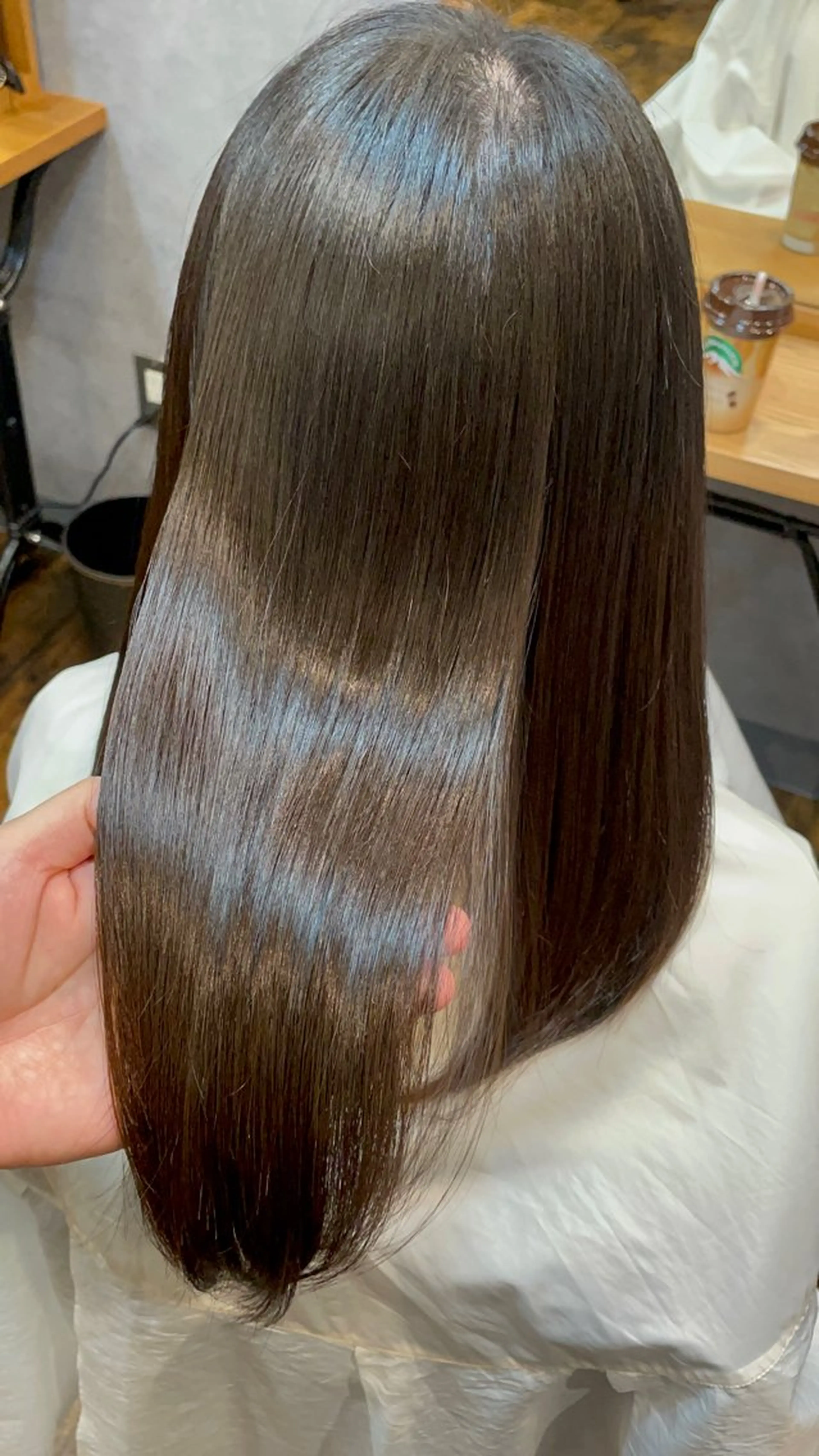 セミロング カラー カット ヘアカラー トリートメント ツヤ美髪💐 髪質改善/高山愛来のヘアスタイル
