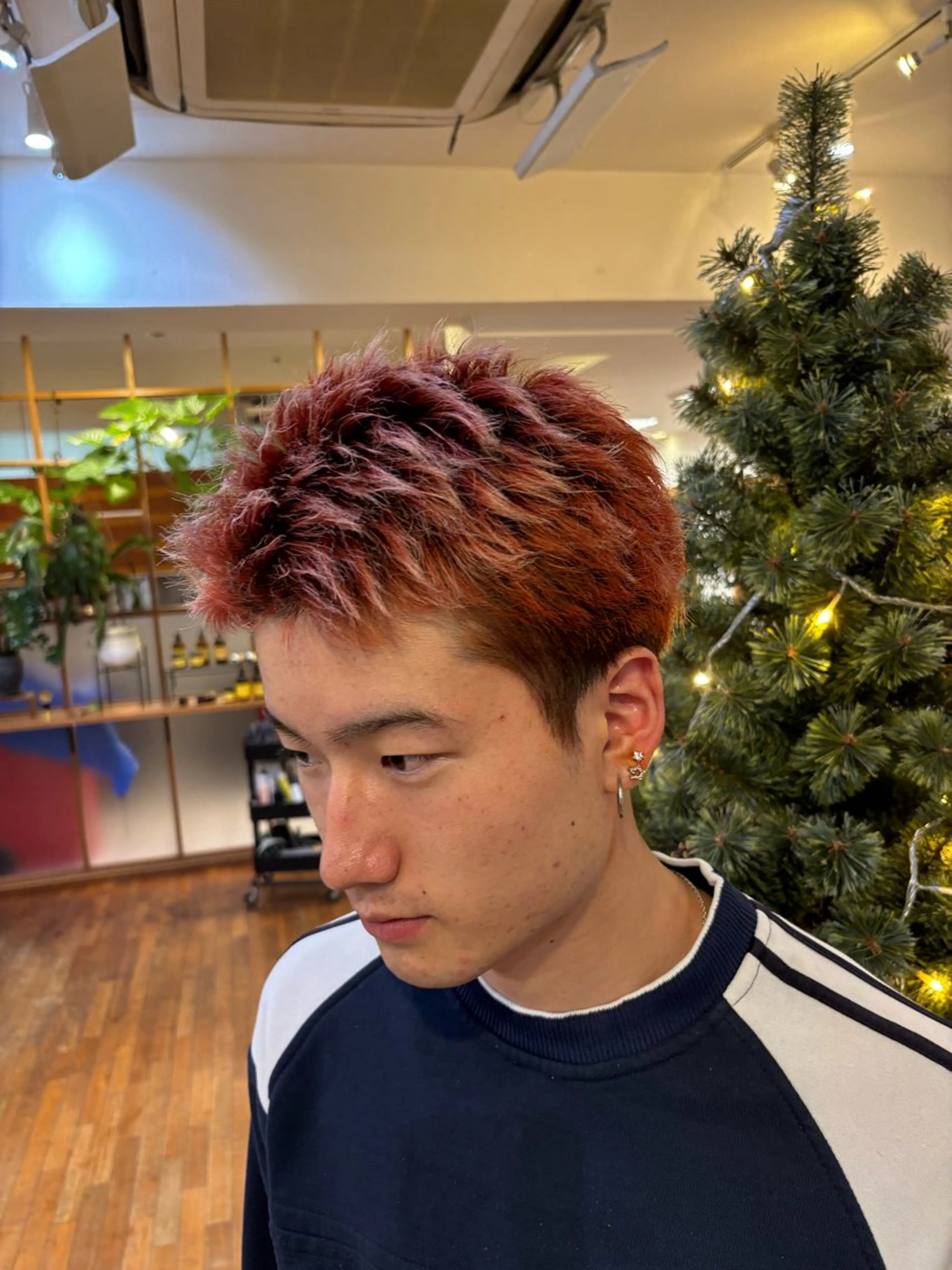 ショート カラー メンズ ヘアカラー 石渡洋平 /ボブカット🆗のヘアスタイル