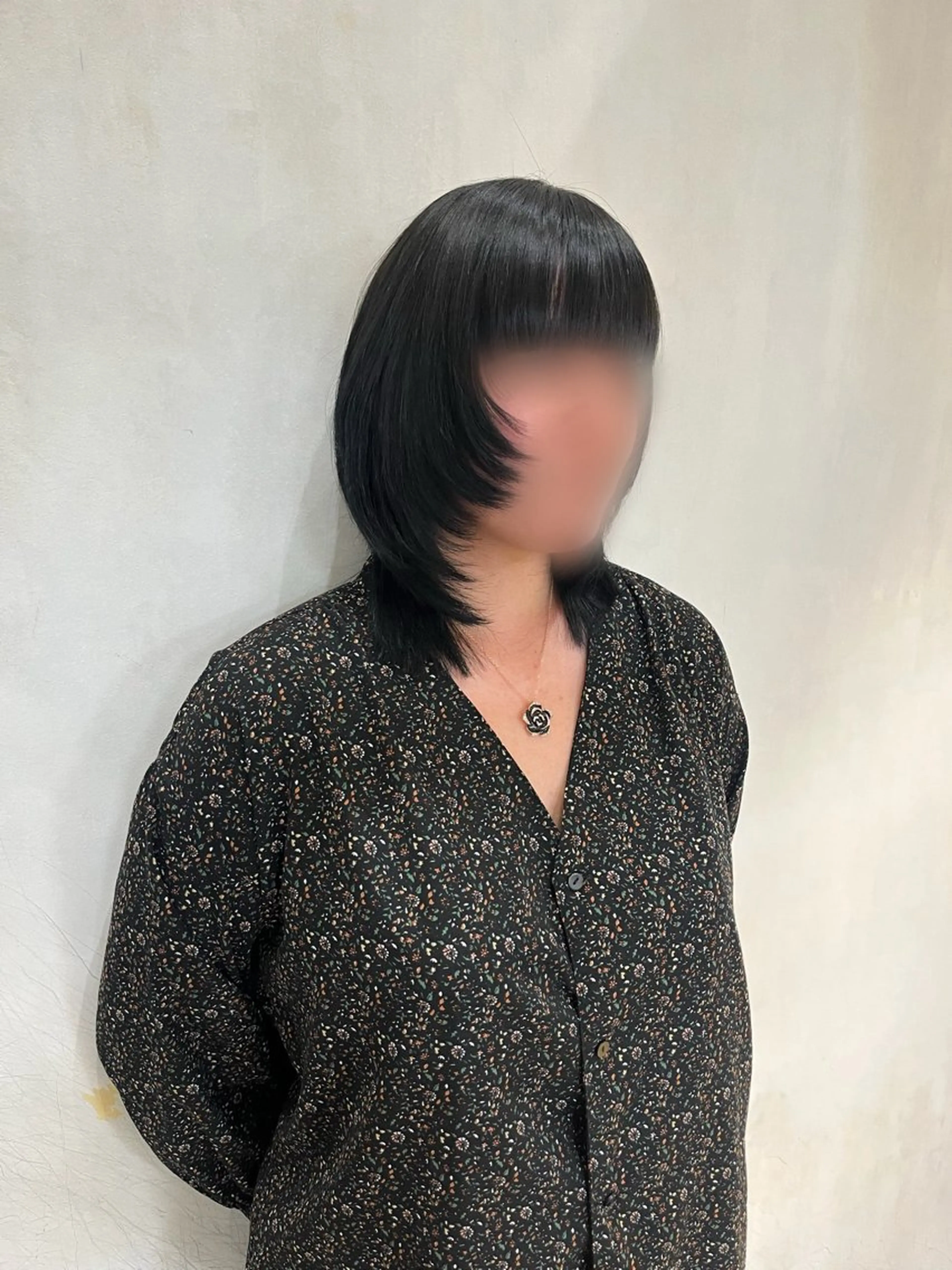 セミロング レイヤーカットモデル irohaのヘアスタイル