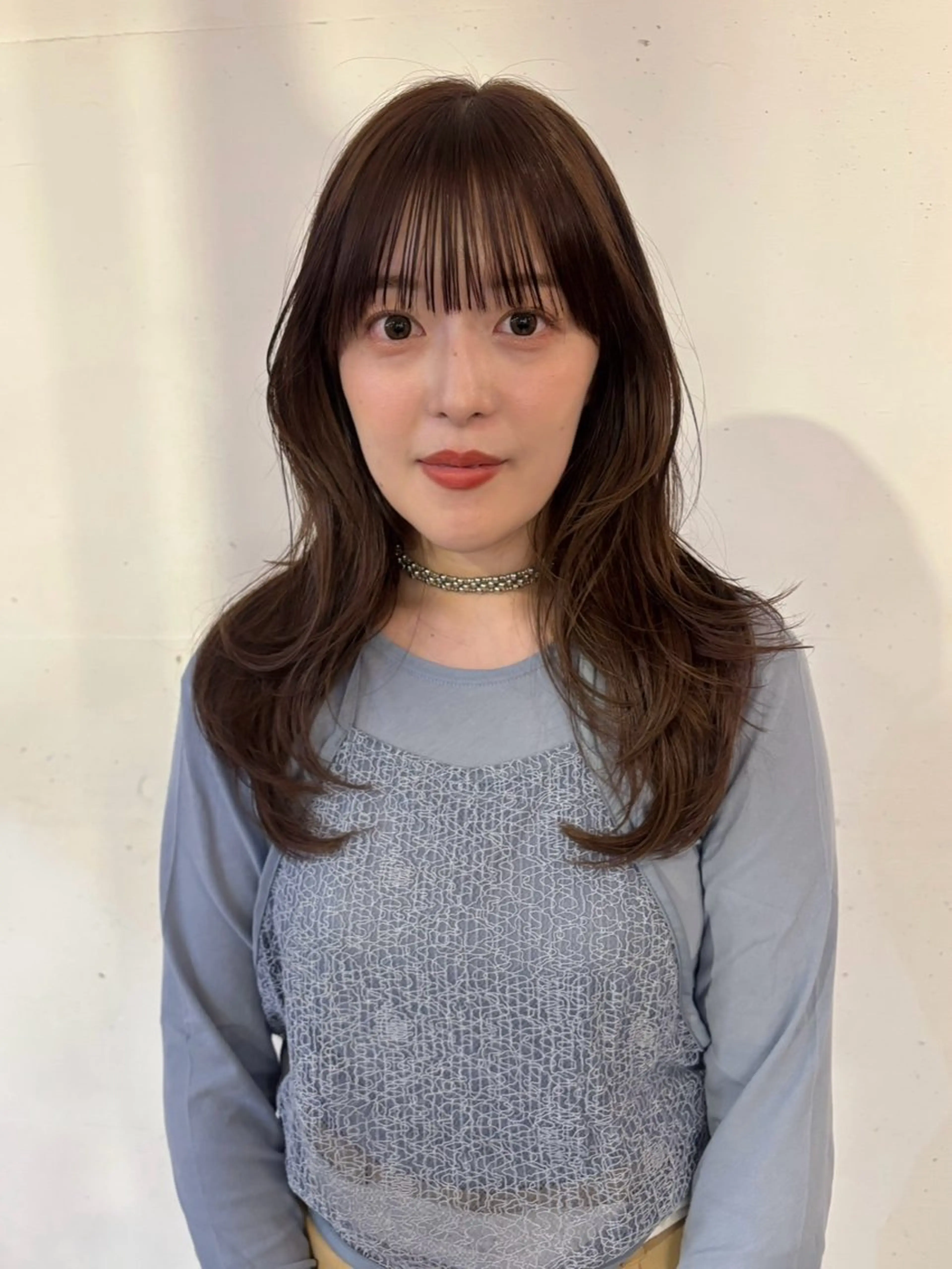 ロング カット ヘアカラー 古畑 愛美のヘアスタイル