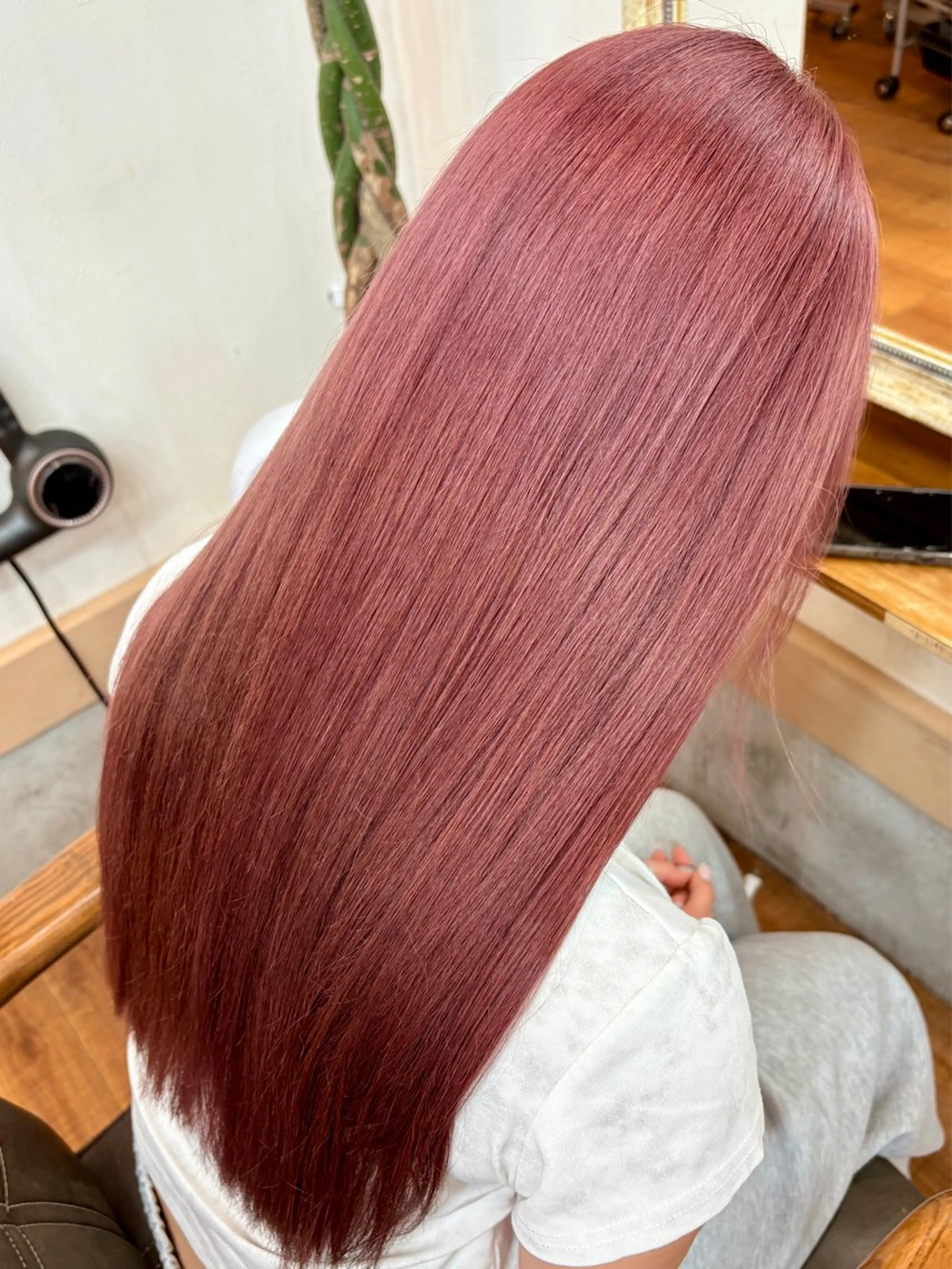 ロング カラー ヘアカラー トリートメント 髪質改善🌿‬/艶感 /髙木 優人のヘアスタイル