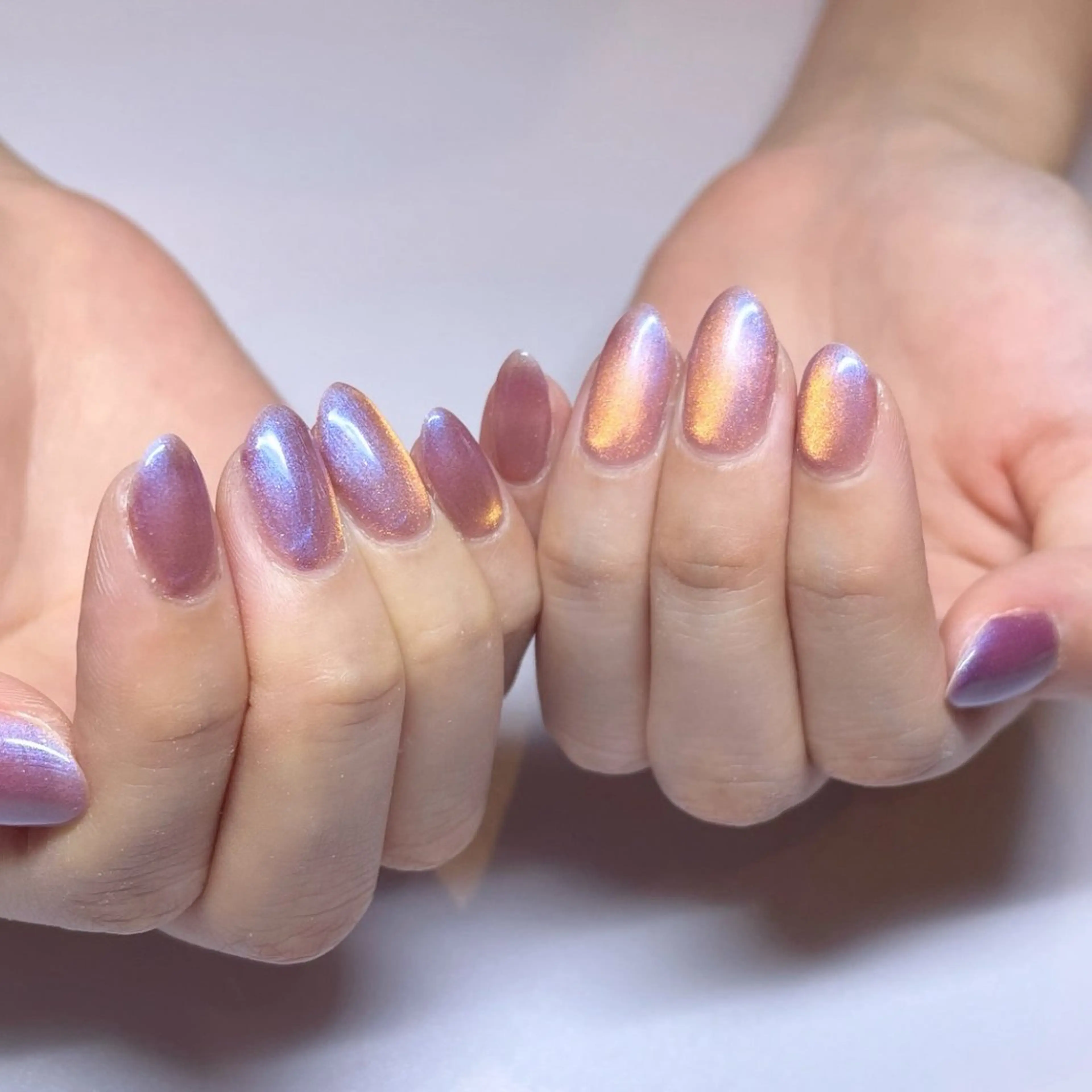 ネイル ハンドネイル Nailsalon Repos.所属・Rika🌼 シンプル•マグネットのネイルデザイン