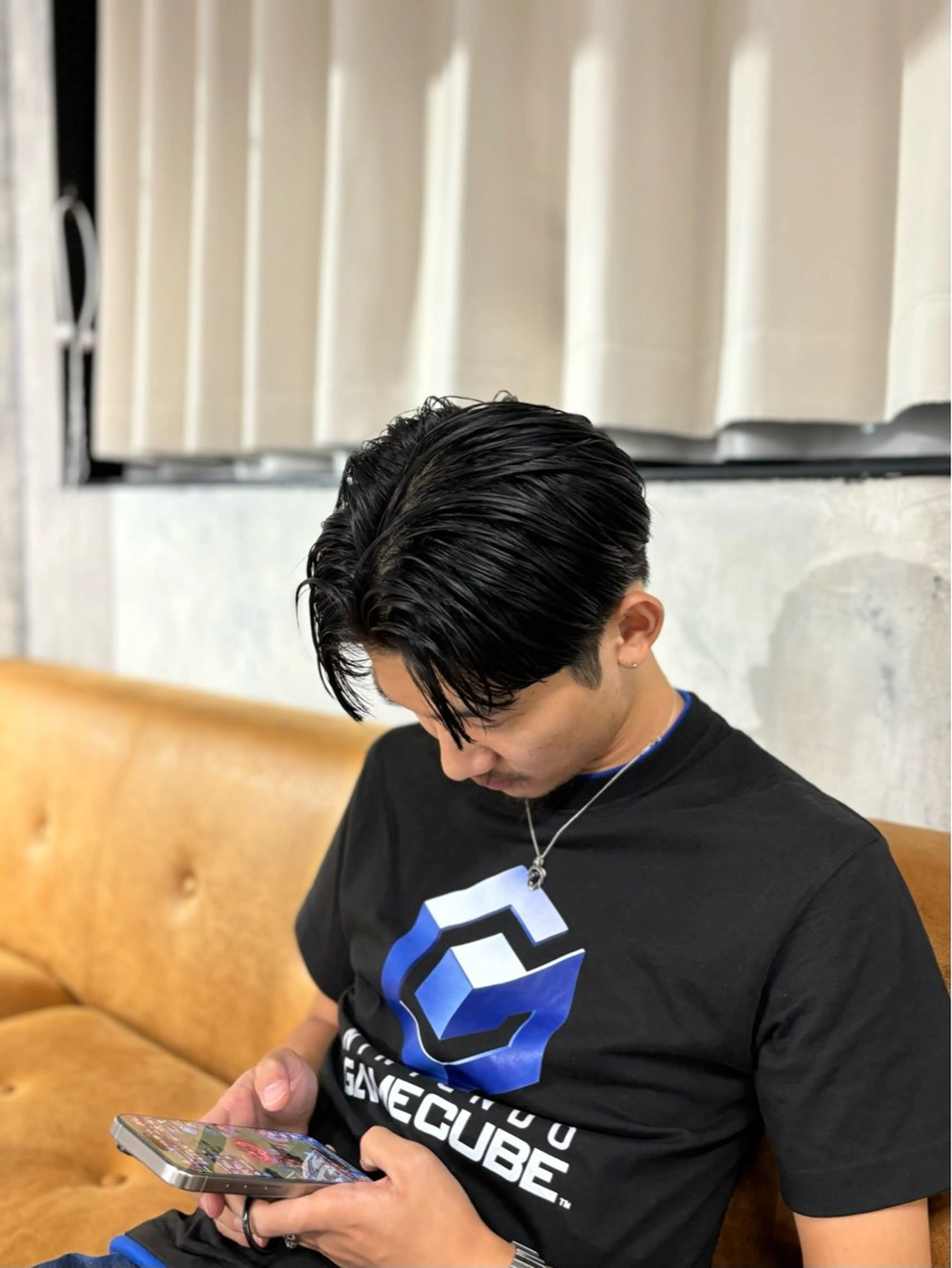 メンズ FLANER:所属・溝渕 天馬のヘアスタイル