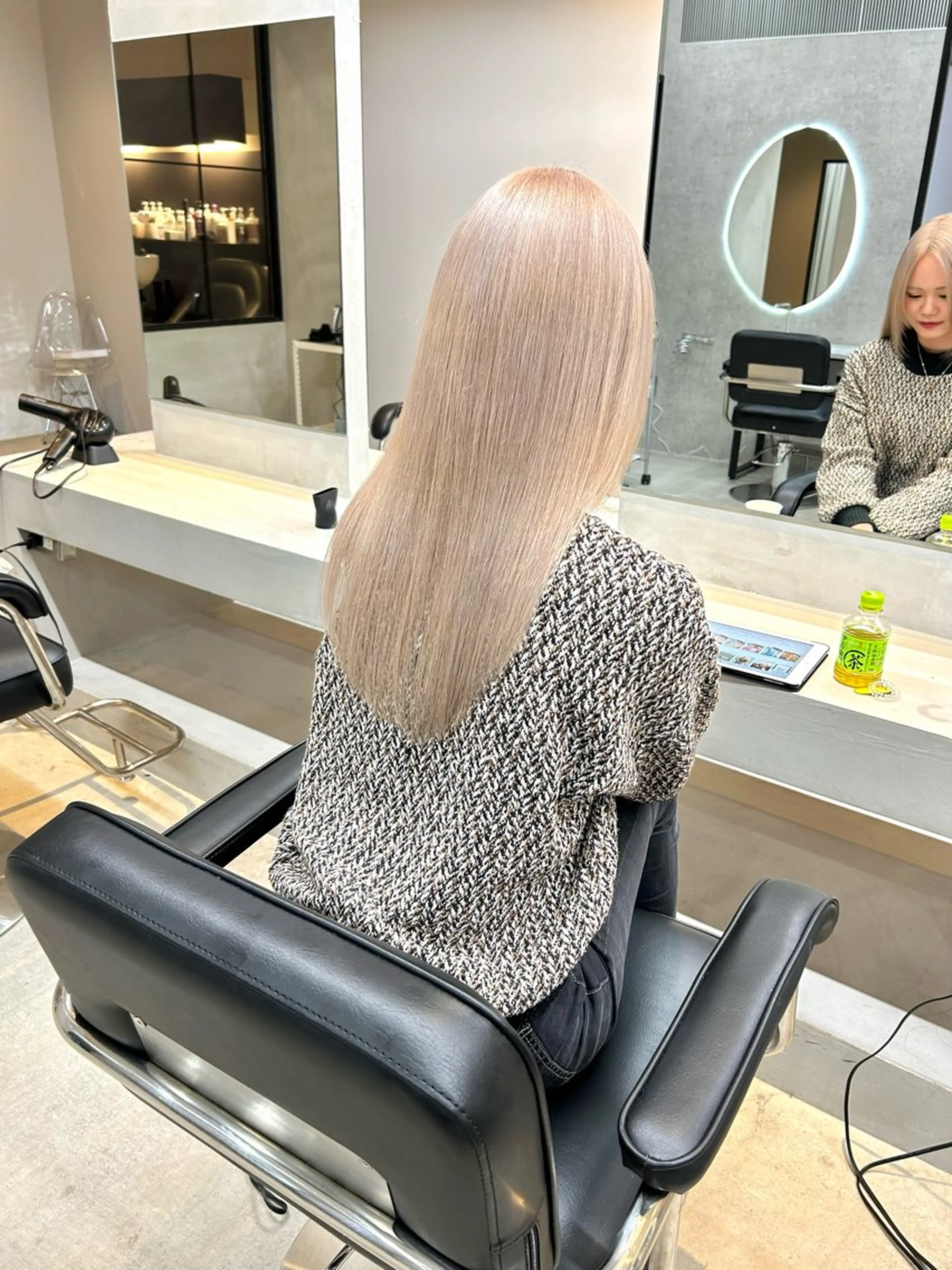 セミロング カラー ヘアカラー トリートメント mood tatemachiのヘアスタイル