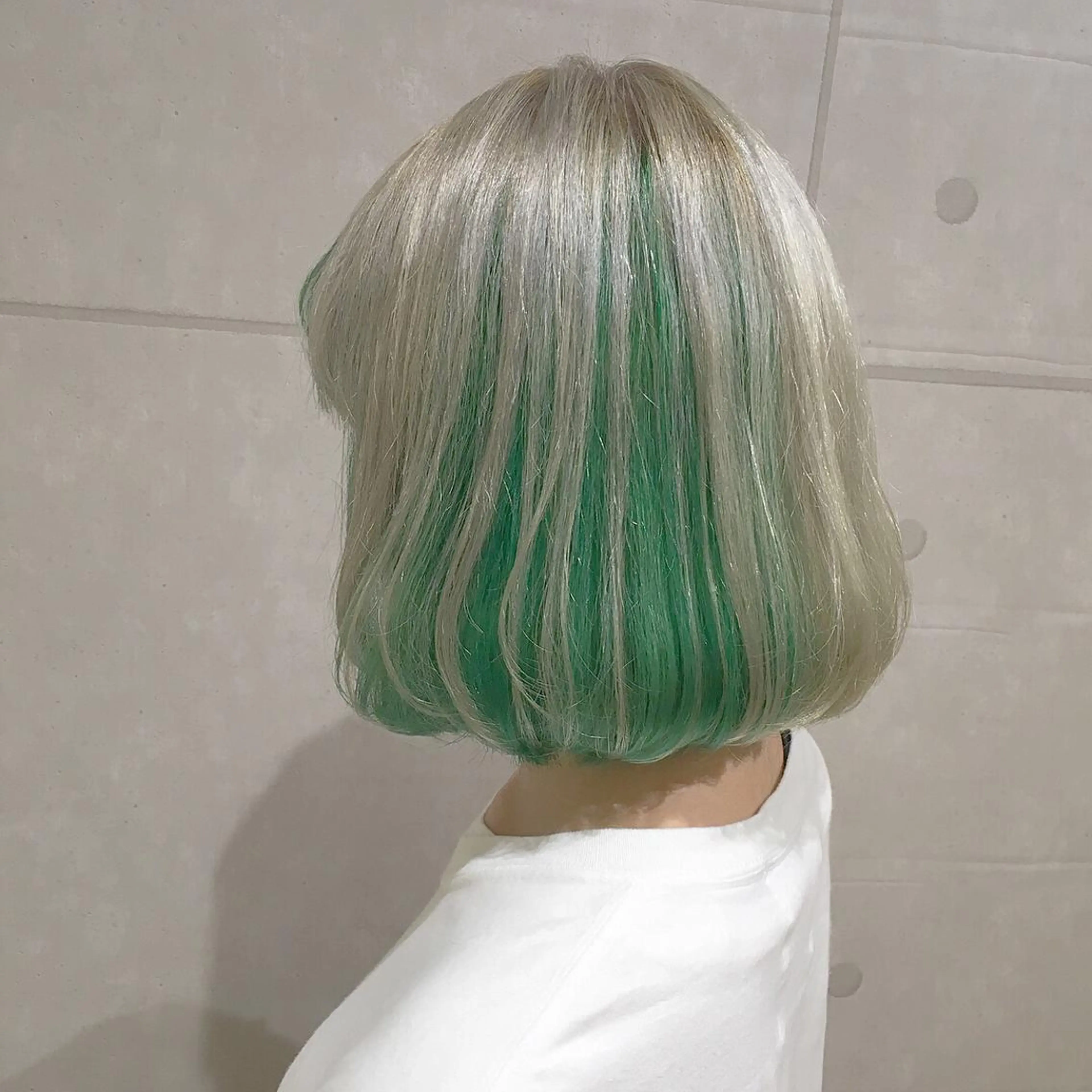 ミディアム カラー パーマ ヘアアレンジ ボブ ヘアカラー LUCK本厚木 浦住 貴大のヘアスタイル