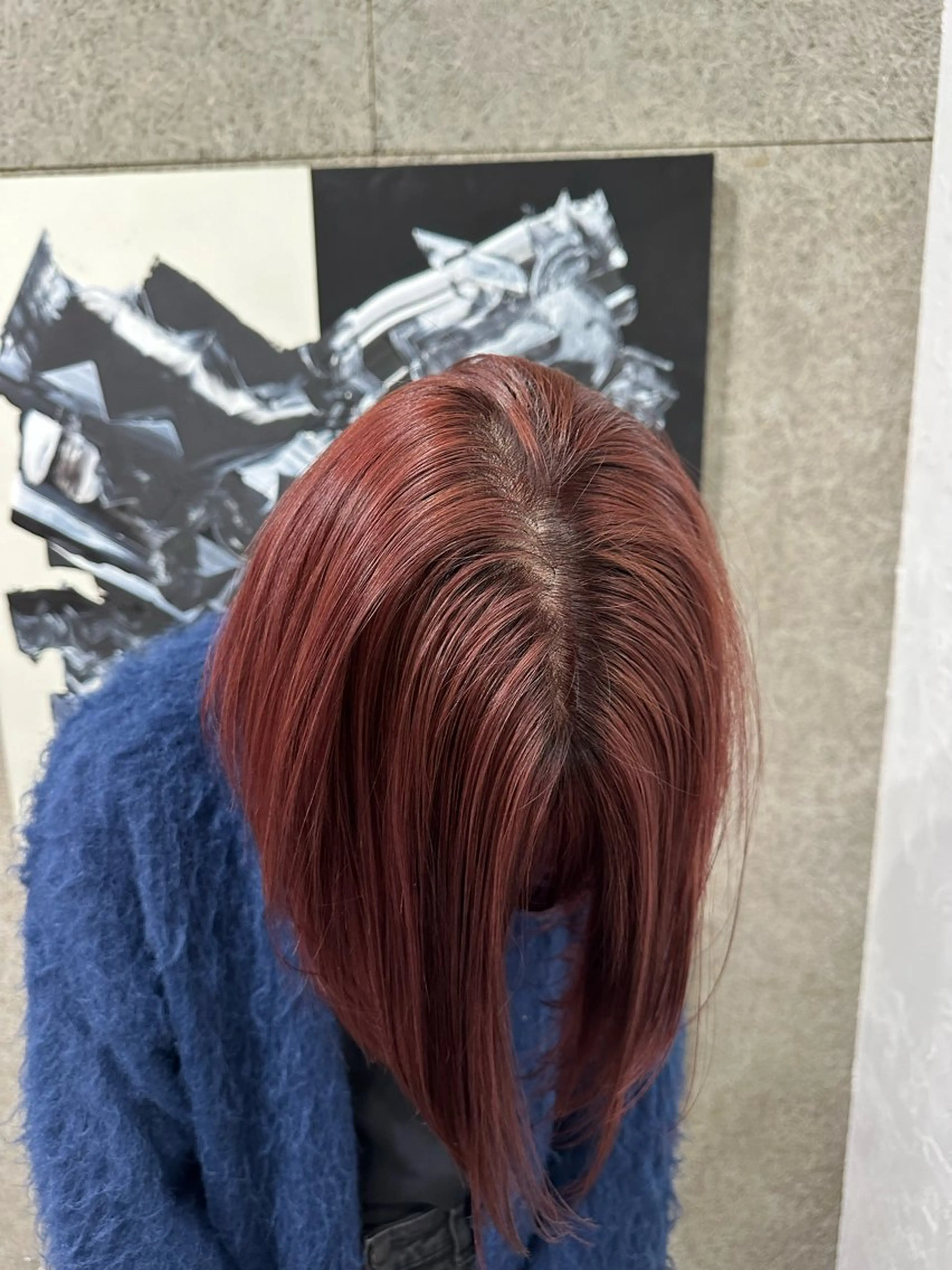 ミディアム Iwama momokaのヘアスタイル