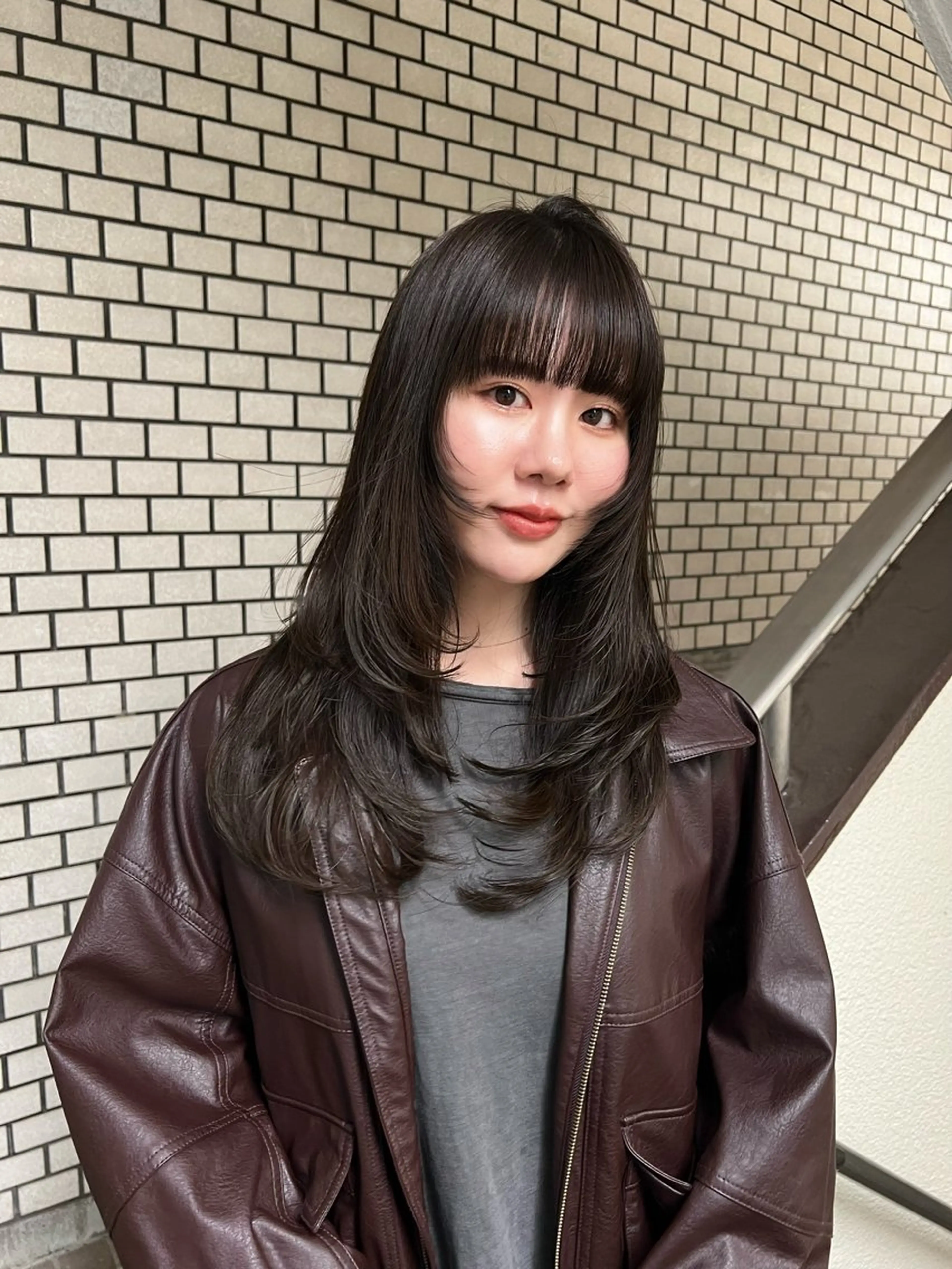 ロング カット ヘアカラー トリートメント まろやか透明感カラー ♡MANAのヘアスタイル
