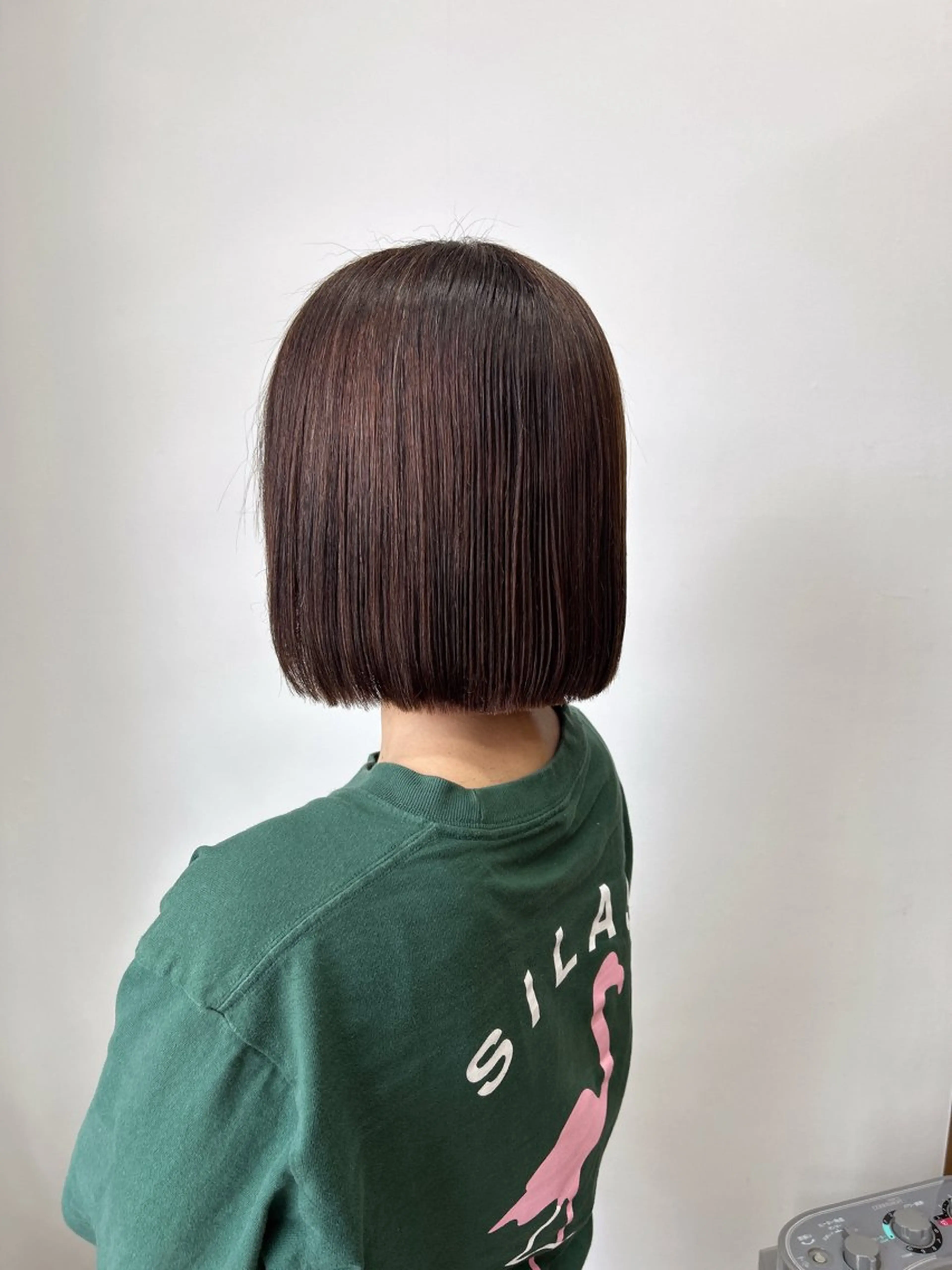 ミディアム カット 縮毛矯正 トリートメント 伶風 /髪質改善ストレートのヘアスタイル