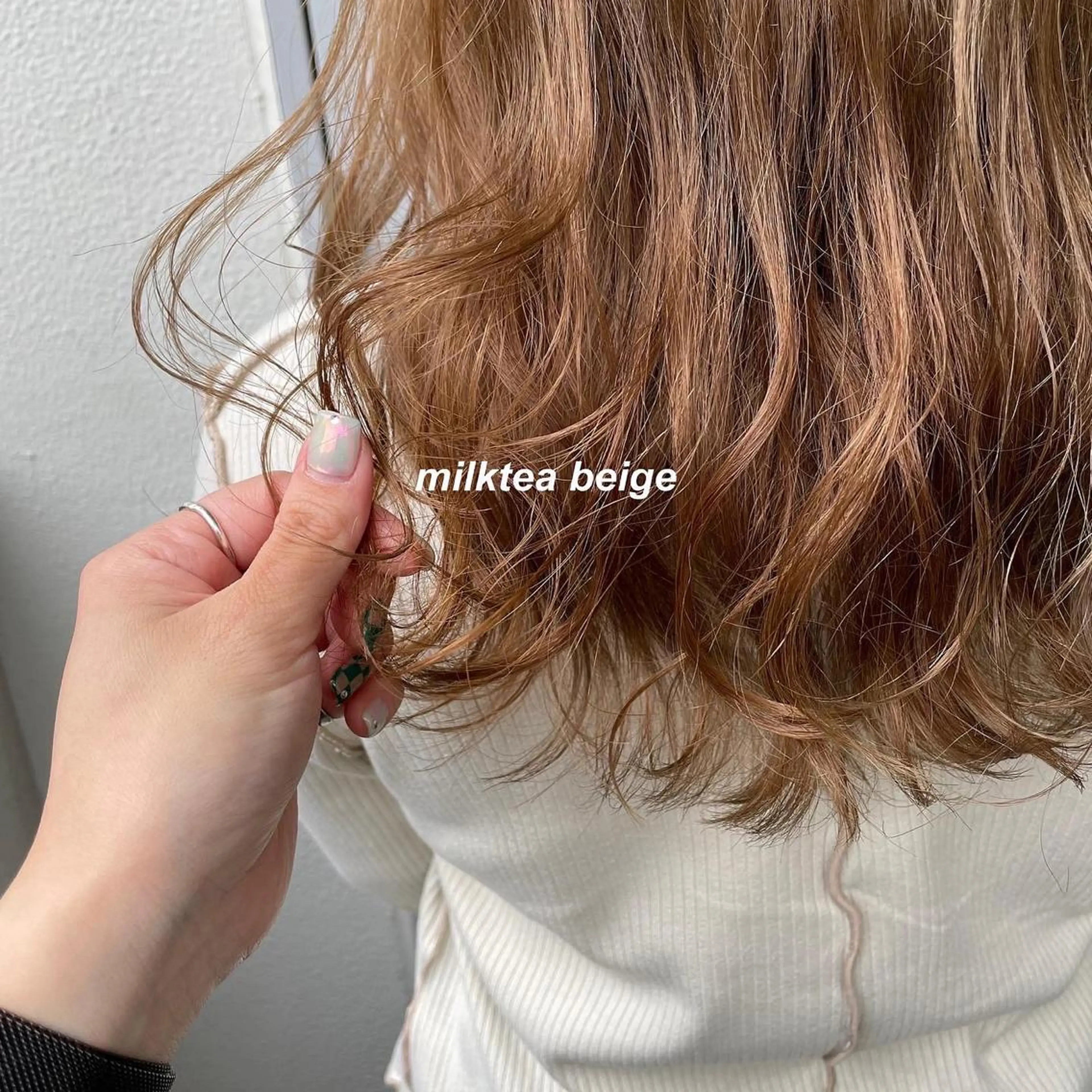 ミディアム カラー ヘアカラー トリートメント ヘッドスパ ヘアセット Qin shaire salon 原宿店所属・レイヤーカット 韓国ヘアayameのヘアスタイル