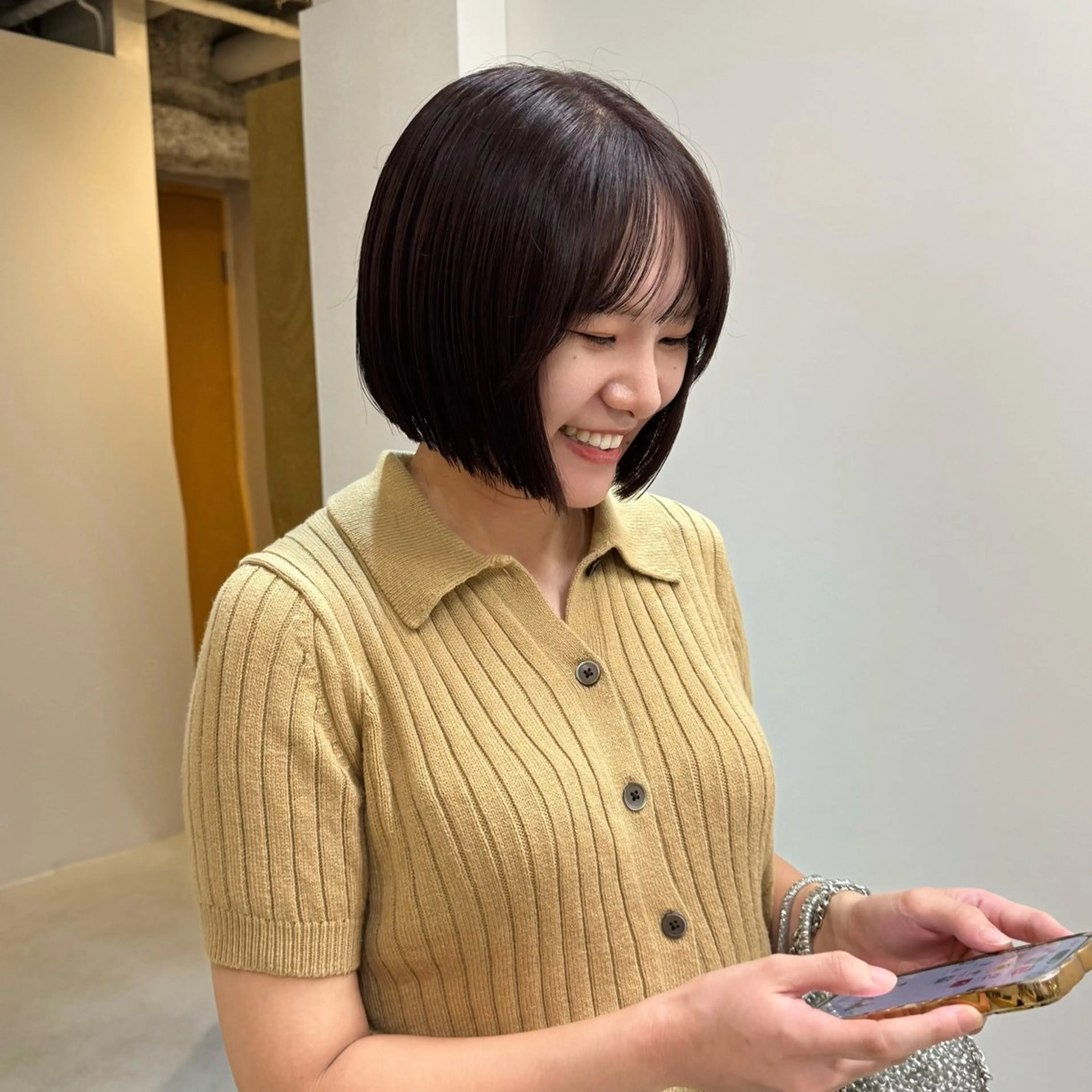 ⭐️当日限定⭐️透明感カラー（シャンプーブロー込）の写真