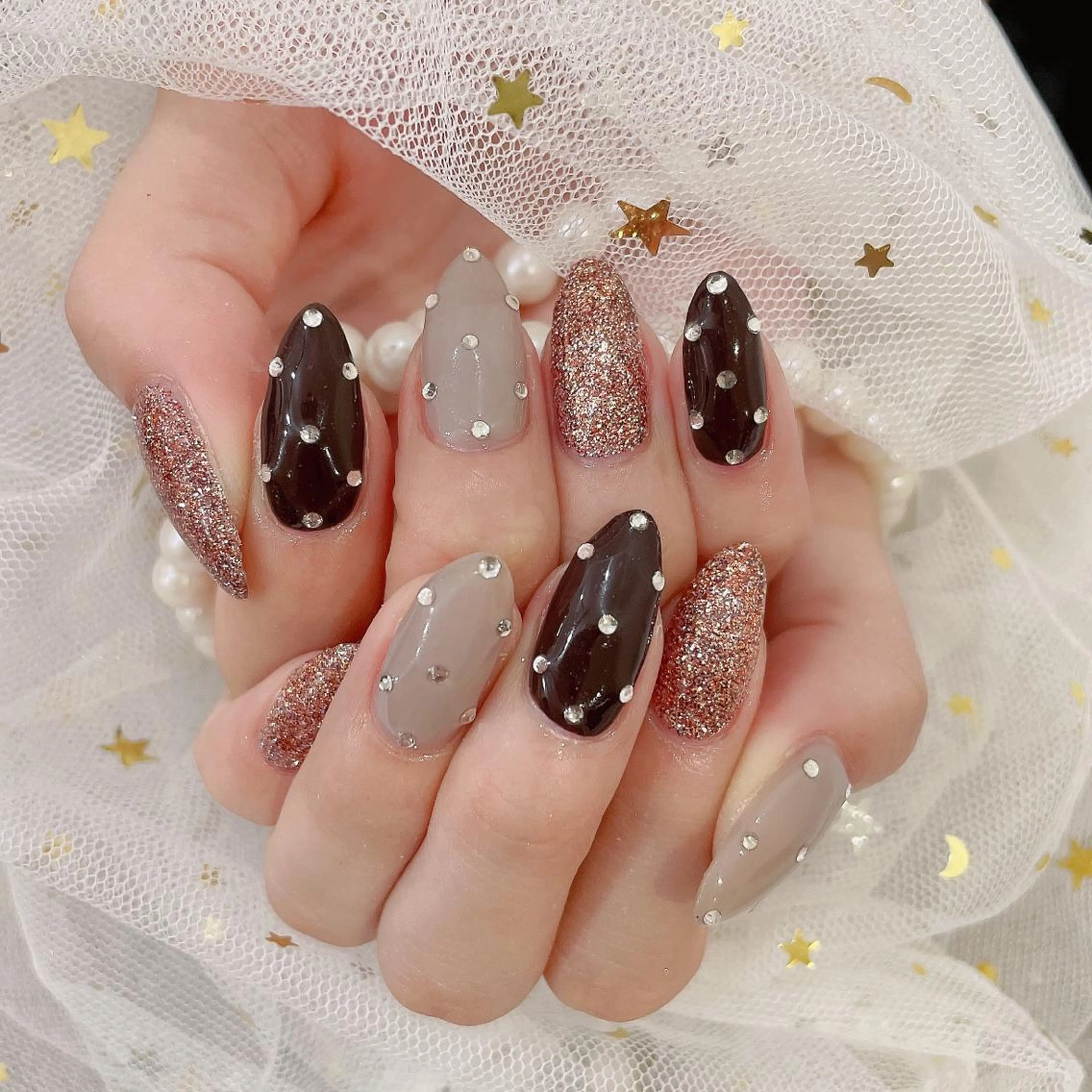 ミディアム ネイル cho nailのネイルデザイン