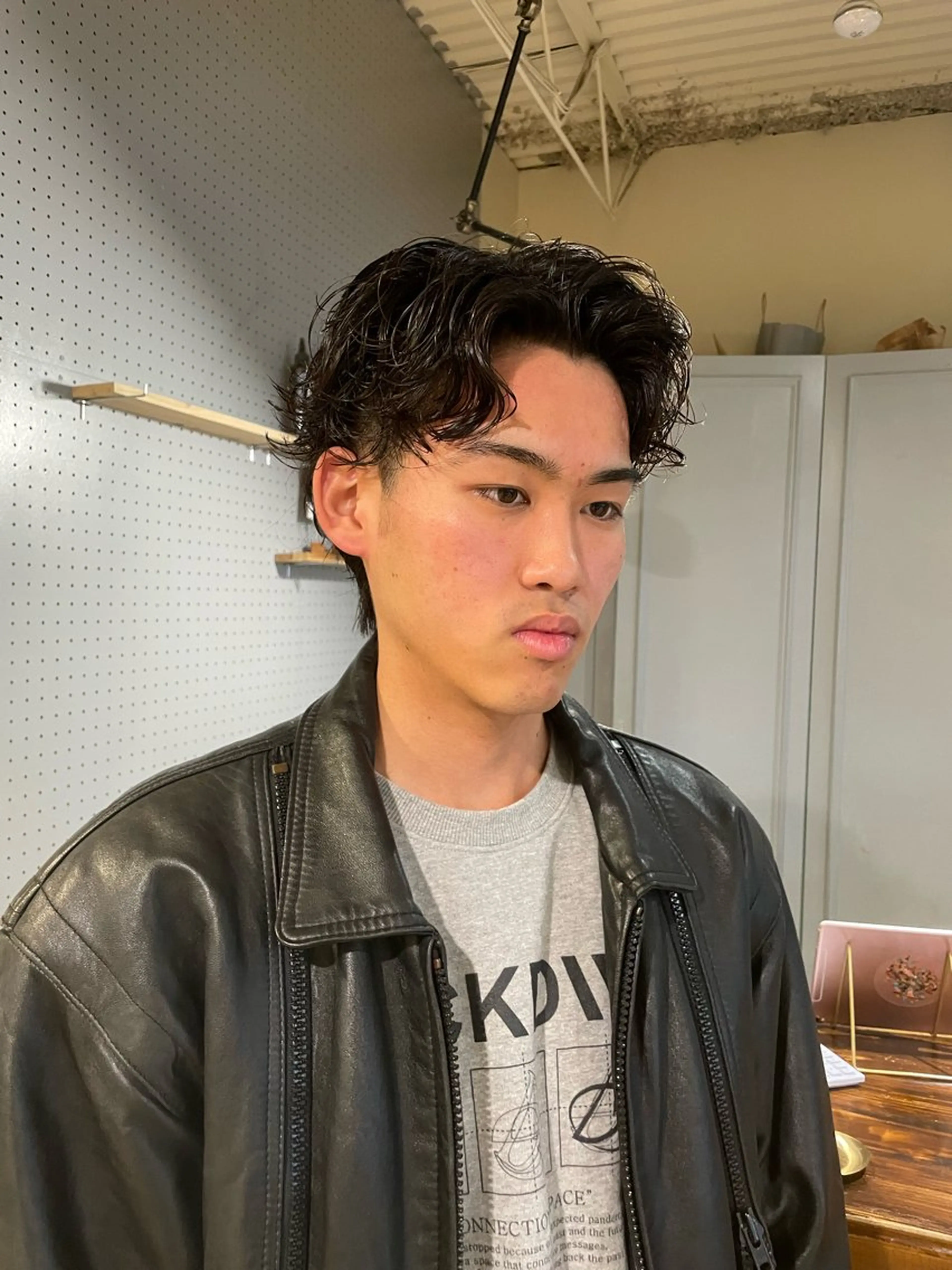 パーマ メンズ カット パーマ 🤩噂のMr.髪ポジ ティブ®️yu🤩のヘアスタイル