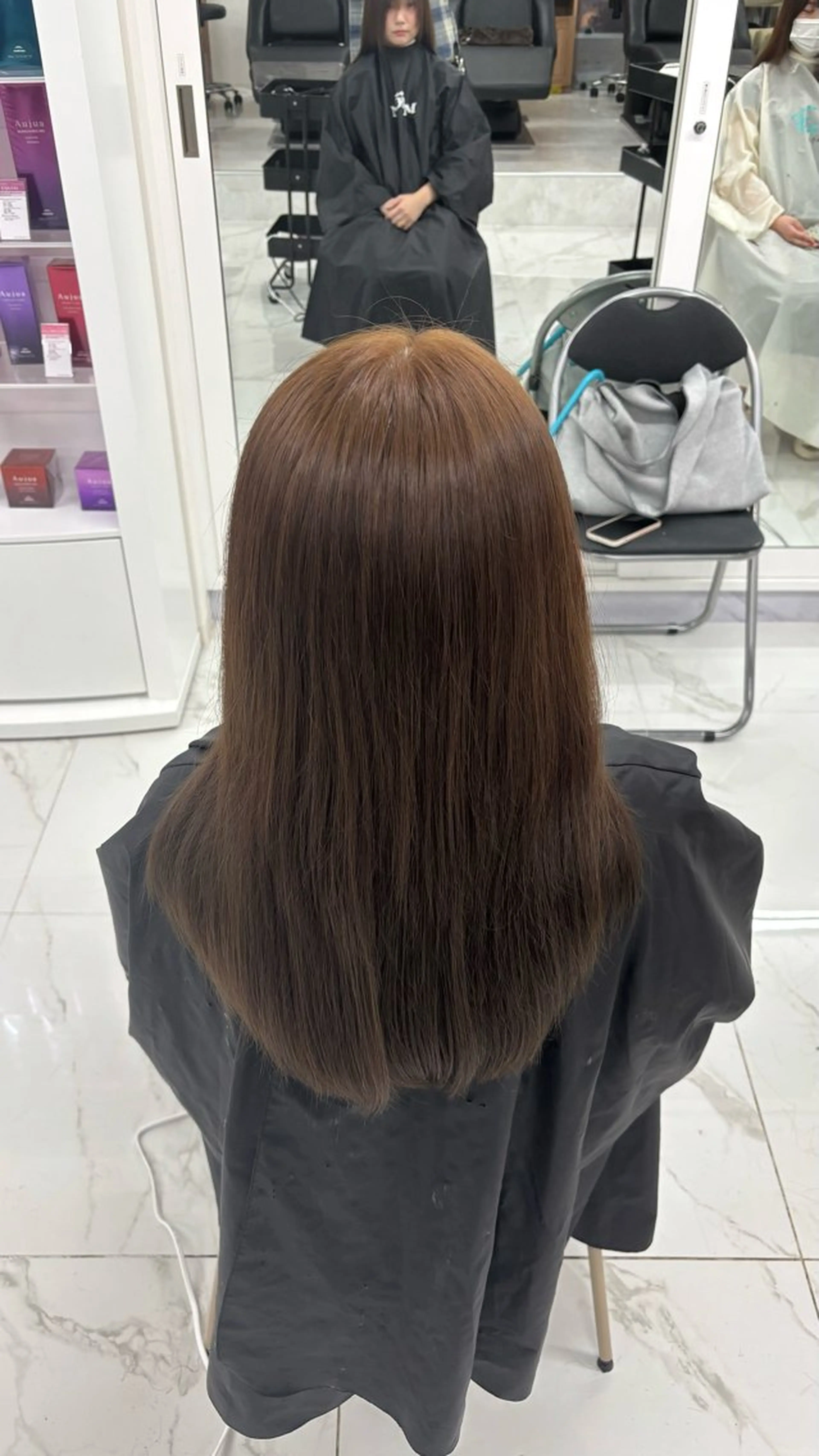ロング カット ヘアカラー 透明感/縮毛矯正/ 歩夢 🕊️のヘアスタイル