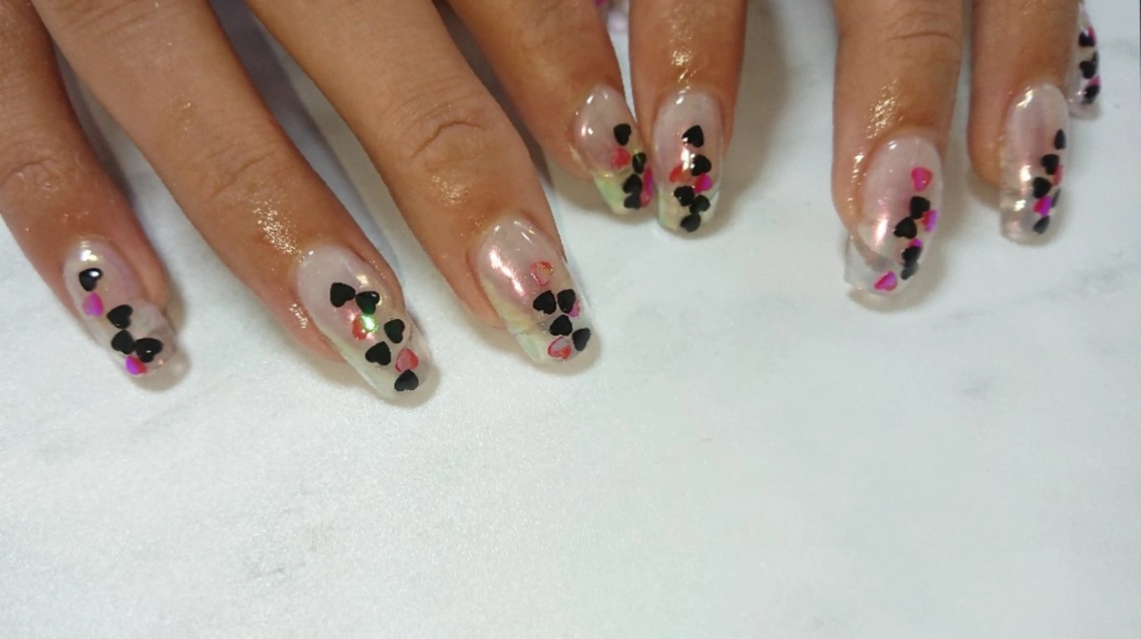 ネイル ハンドネイル shellnail さなえのネイルデザイン