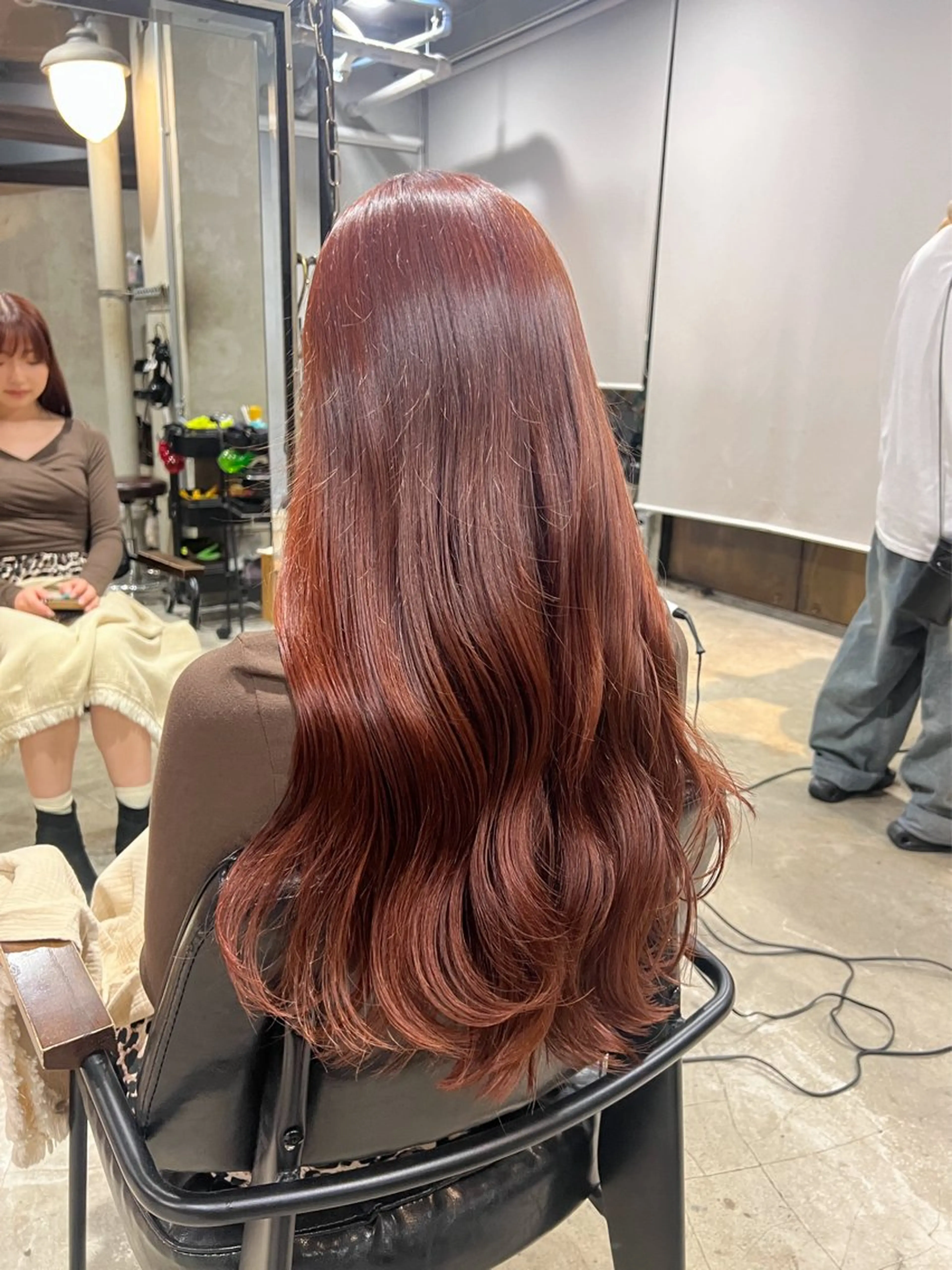 ロング カラー ヘアアレンジ ブラウンカラー 透明感カラー オレンジ レッドカラー レッドブラウン カット ヘアカラー トリートメント 秋カラー/艶髪矯正 🪐takushiのヘアスタイル