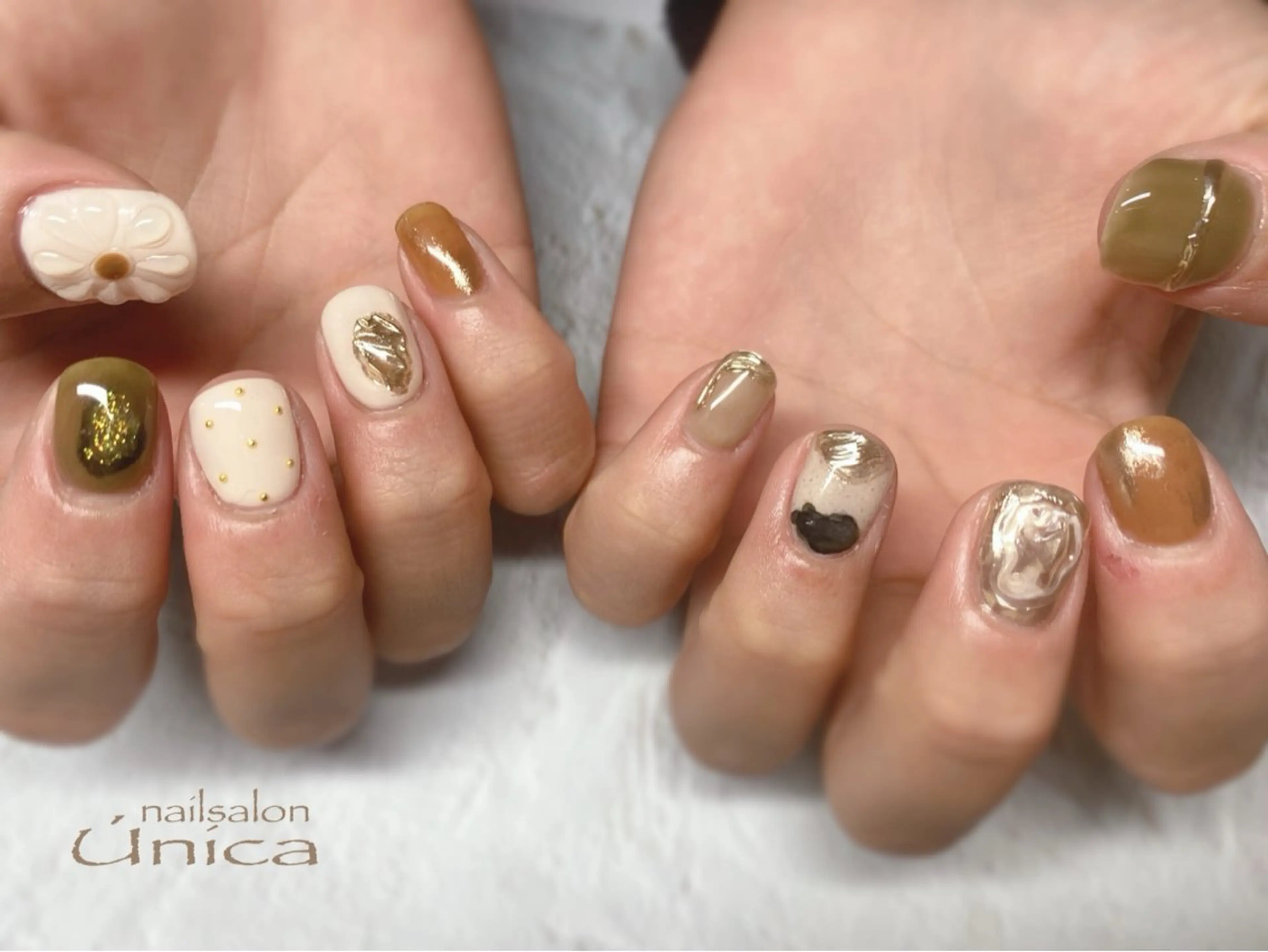 ネイル ハンドネイル nailsalon Única　ウニカのネイルデザイン