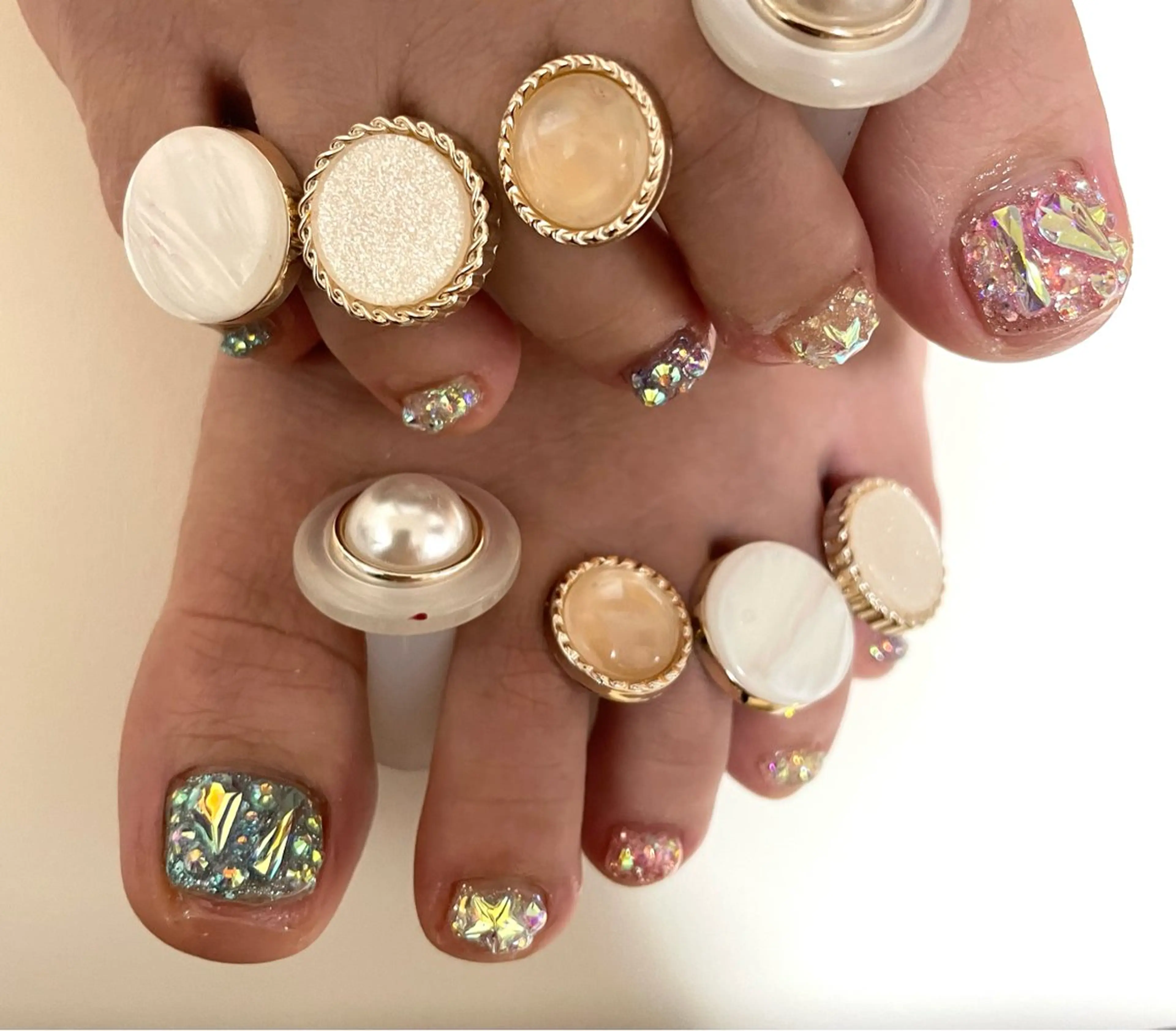 ネイル フットネイル nail salon HIRUKANAのネイルデザイン