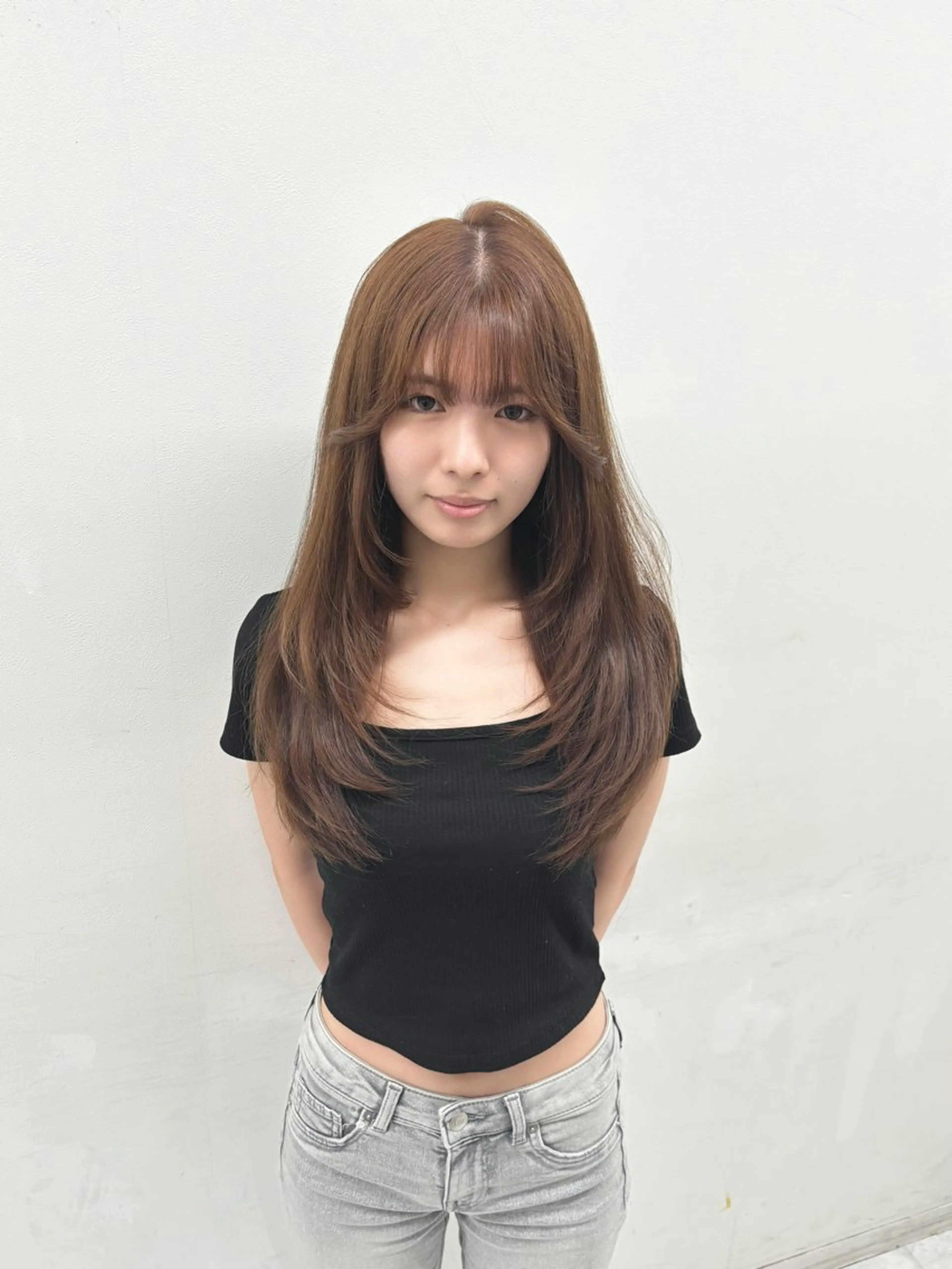 ロング カラー パーマ ヘアアレンジ メンズ ヘアカラー トリートメント ♡ 𝐑𝐈𝐎♡のヘアスタイル