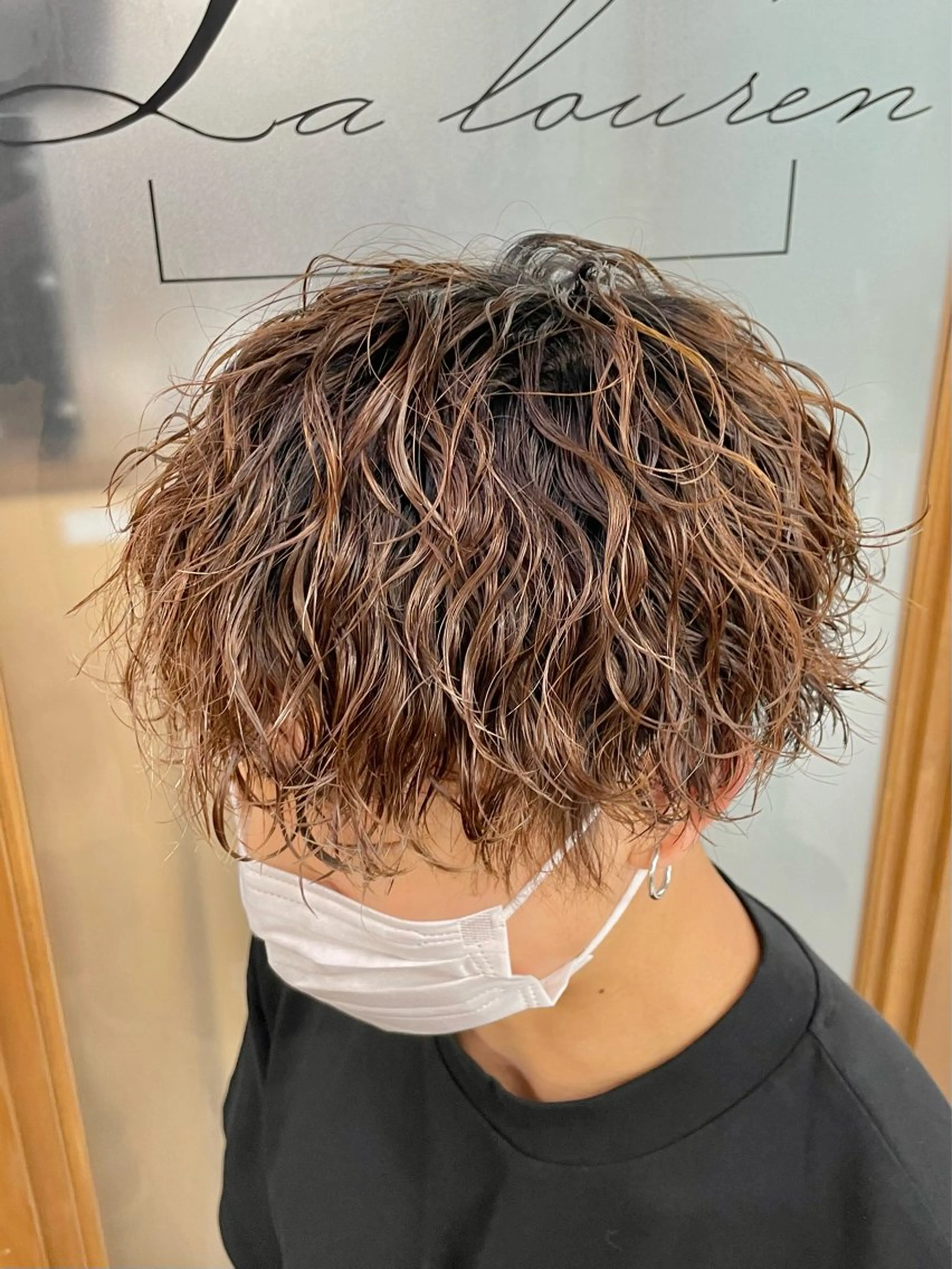 パーマ メンズ 波巻きパーマ カット パーマ トリートメント 立川/過去1の毛流れ パーマ/しゅーとのヘアスタイル