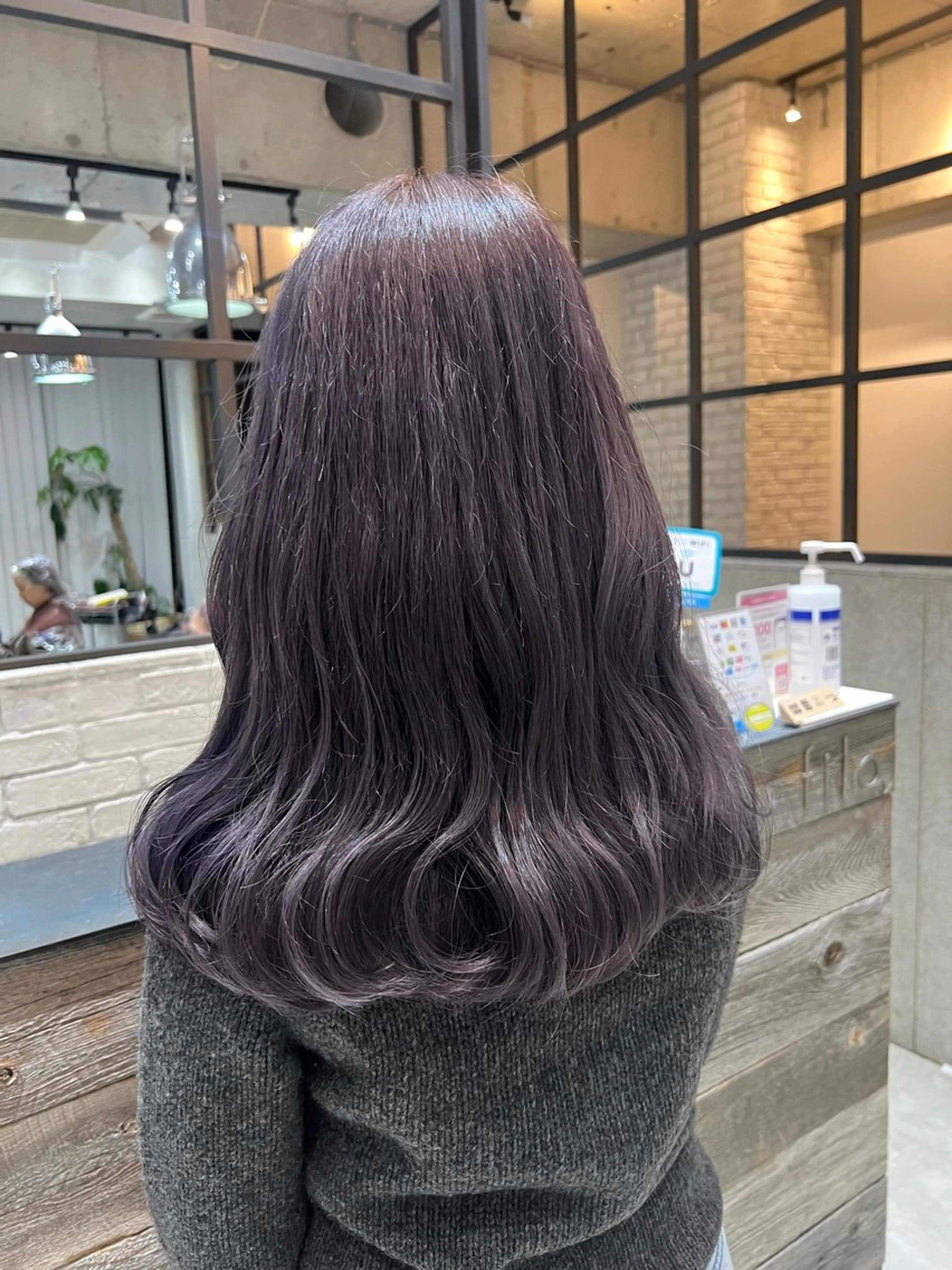 ロング カラー アディクシーカラー グレージュ ラベンダーカラー ラベンダーグレージュ ラベンダーグレー ヘアカラー 🌿ニュアンスヘア 🌿福田沙也加のヘアスタイル