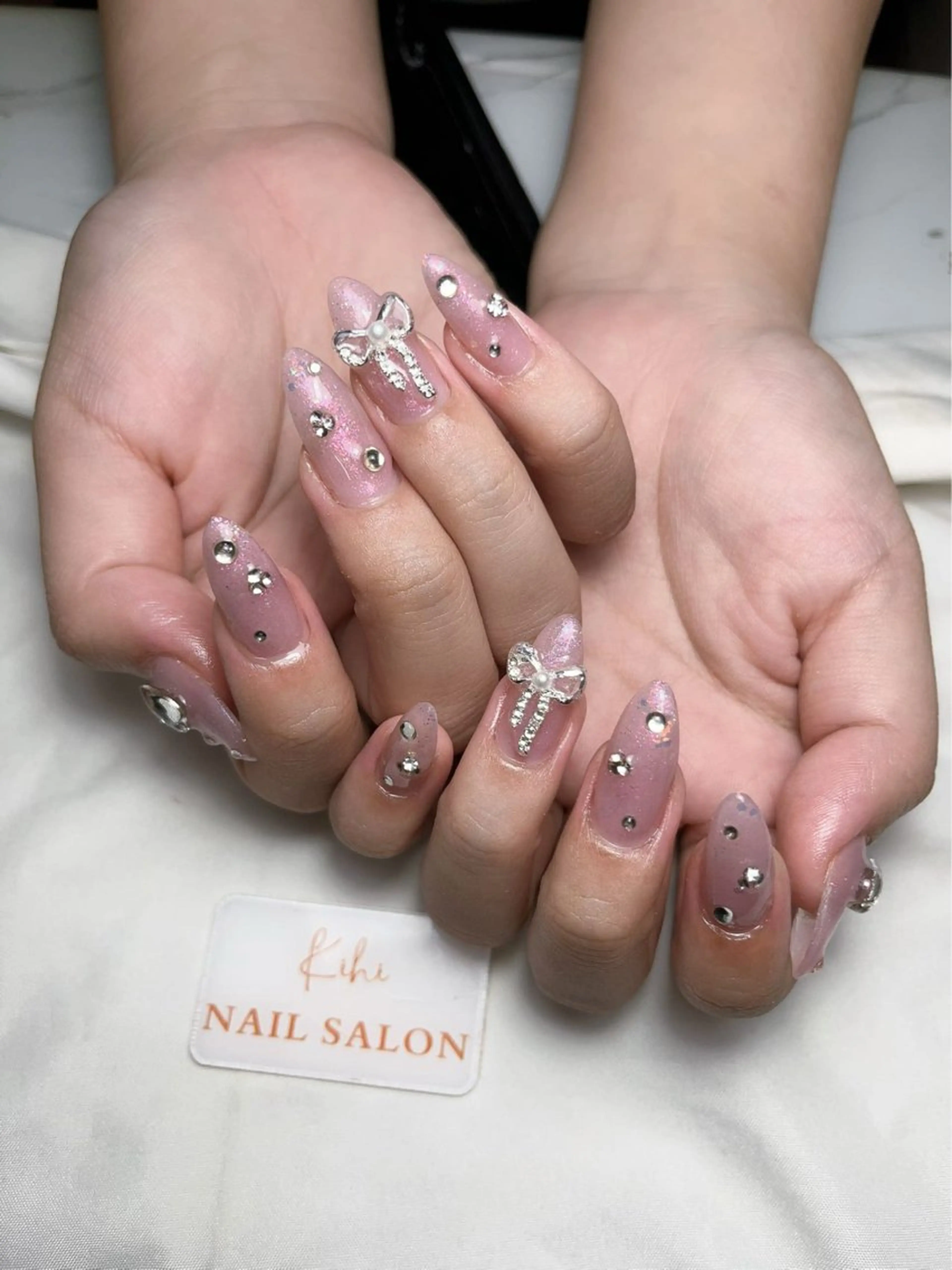 ネイル アートネイル フレンチネイル ジェルネイル グラデーション 韓国ネイル ハンドネイル ハンドケア Nail Salon Kihi さくらのネイルデザイン