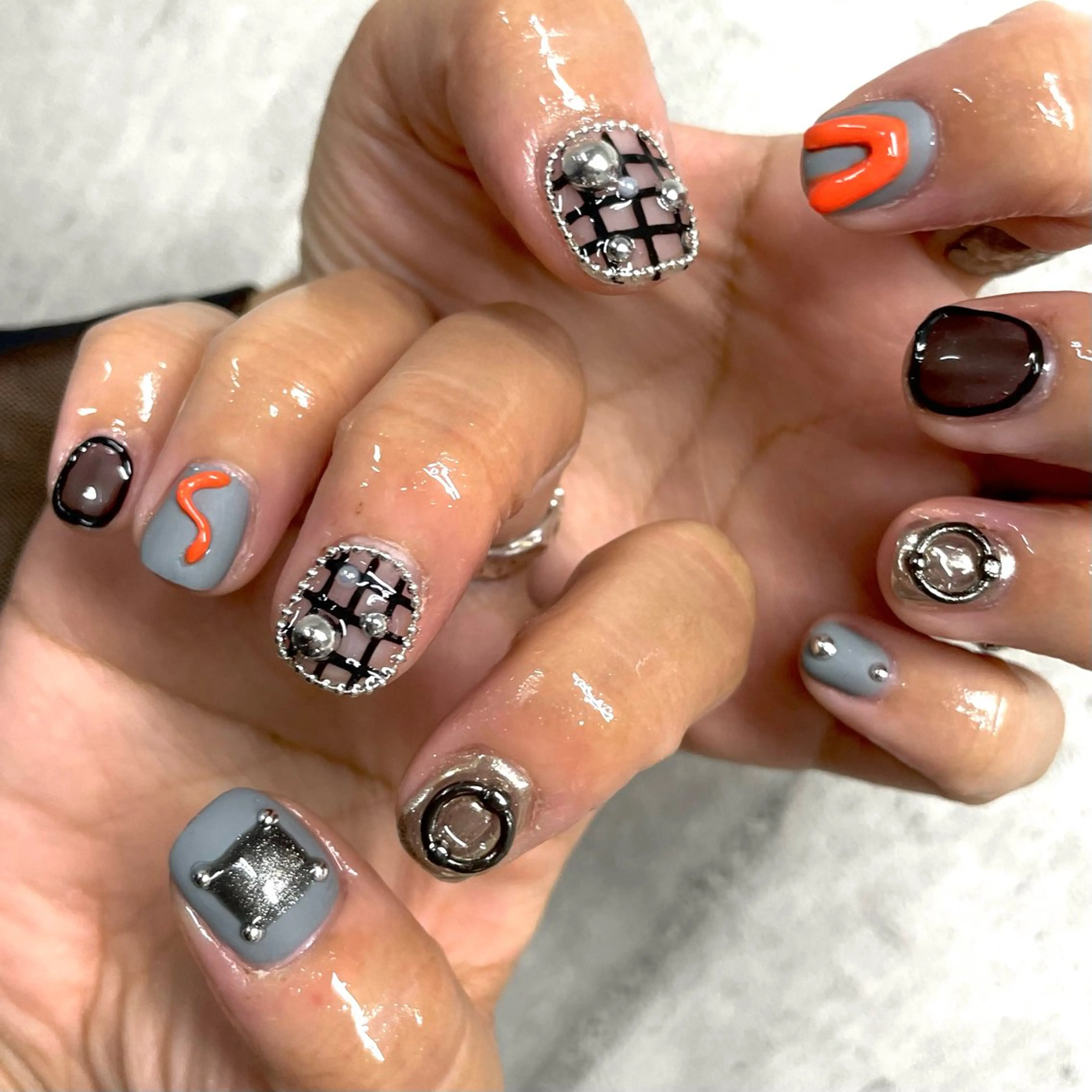 ネイル ハンドネイル nail salon  yam.所属・nail salon yam.のネイルデザイン