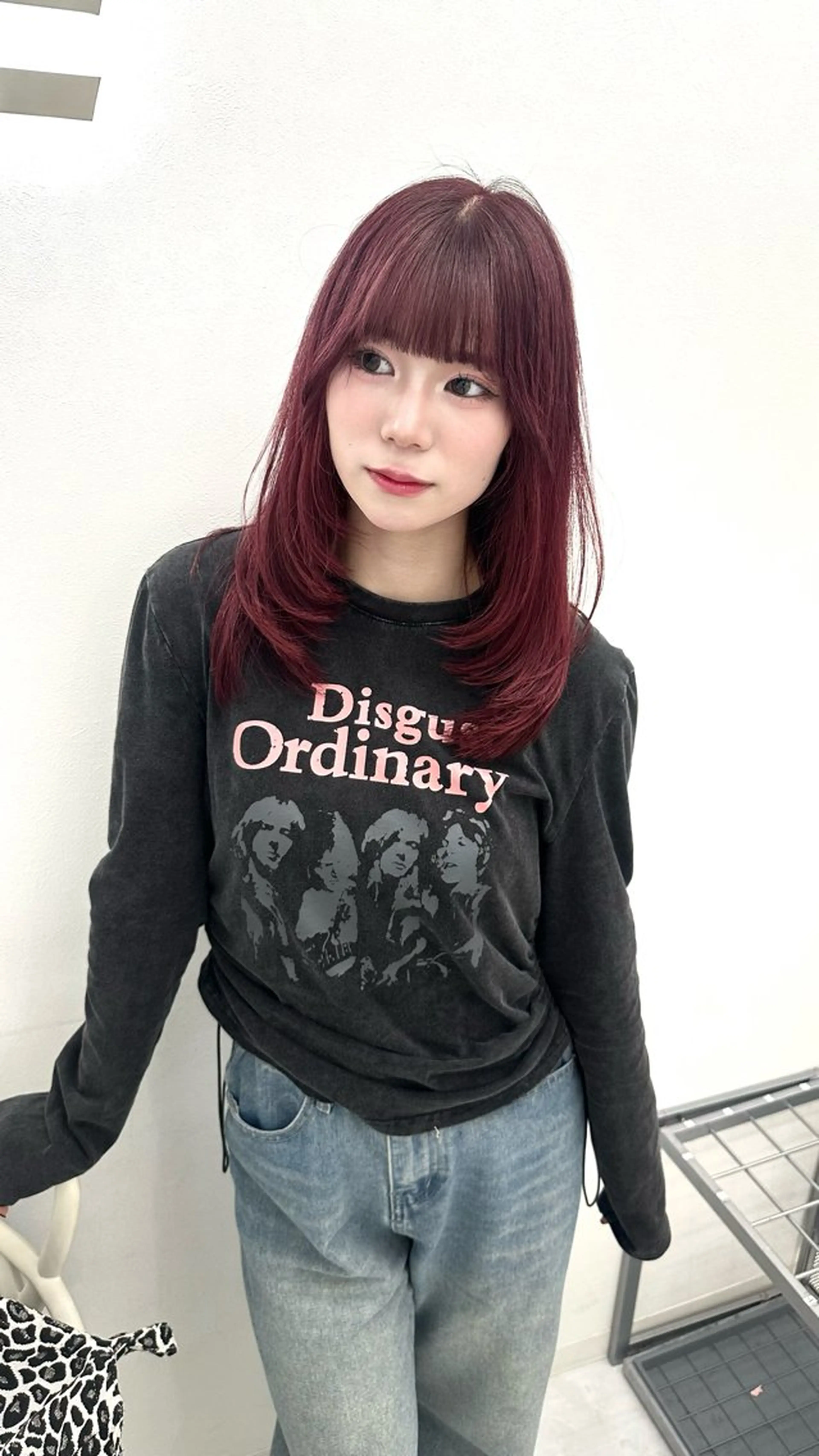 セミロング 大人っぽ中韓レディ ヘア🤍MAOのヘアスタイル