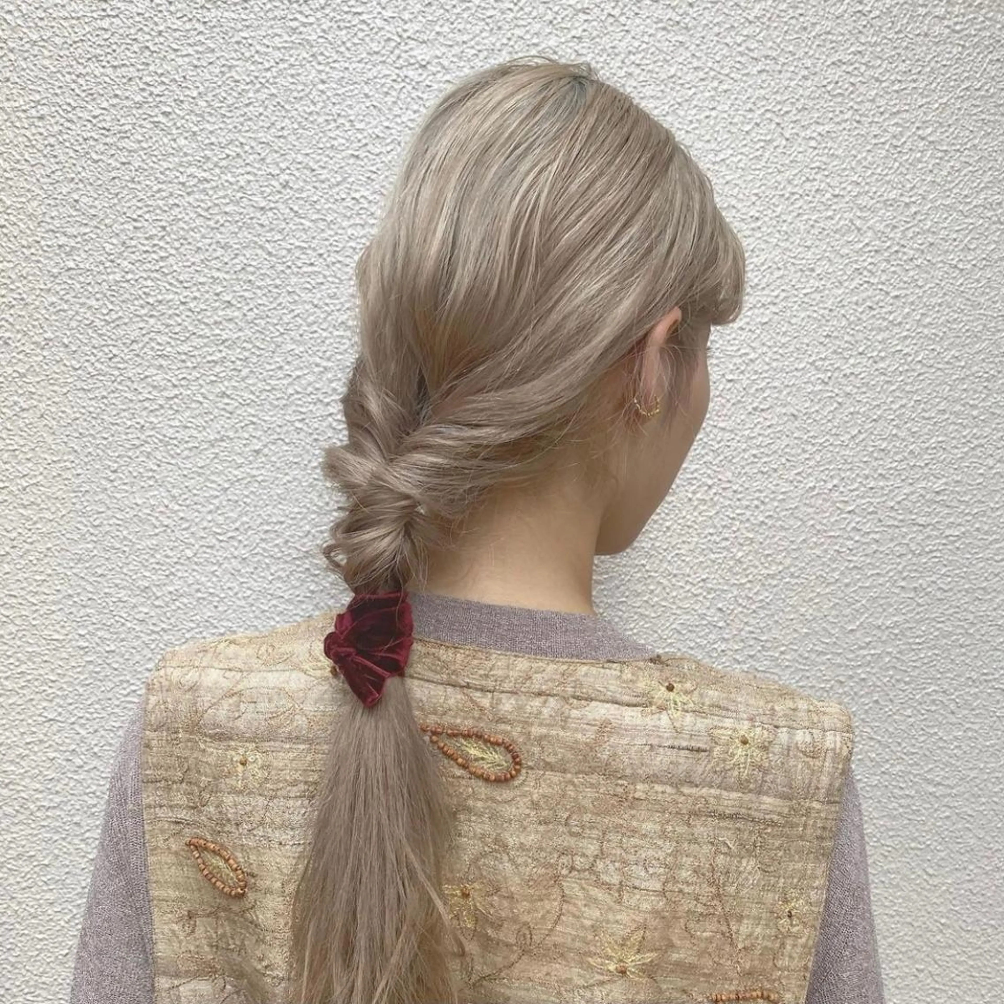 ロング カラー グレージュ 💡似合わせのプロ 💡takutoのヘアスタイル