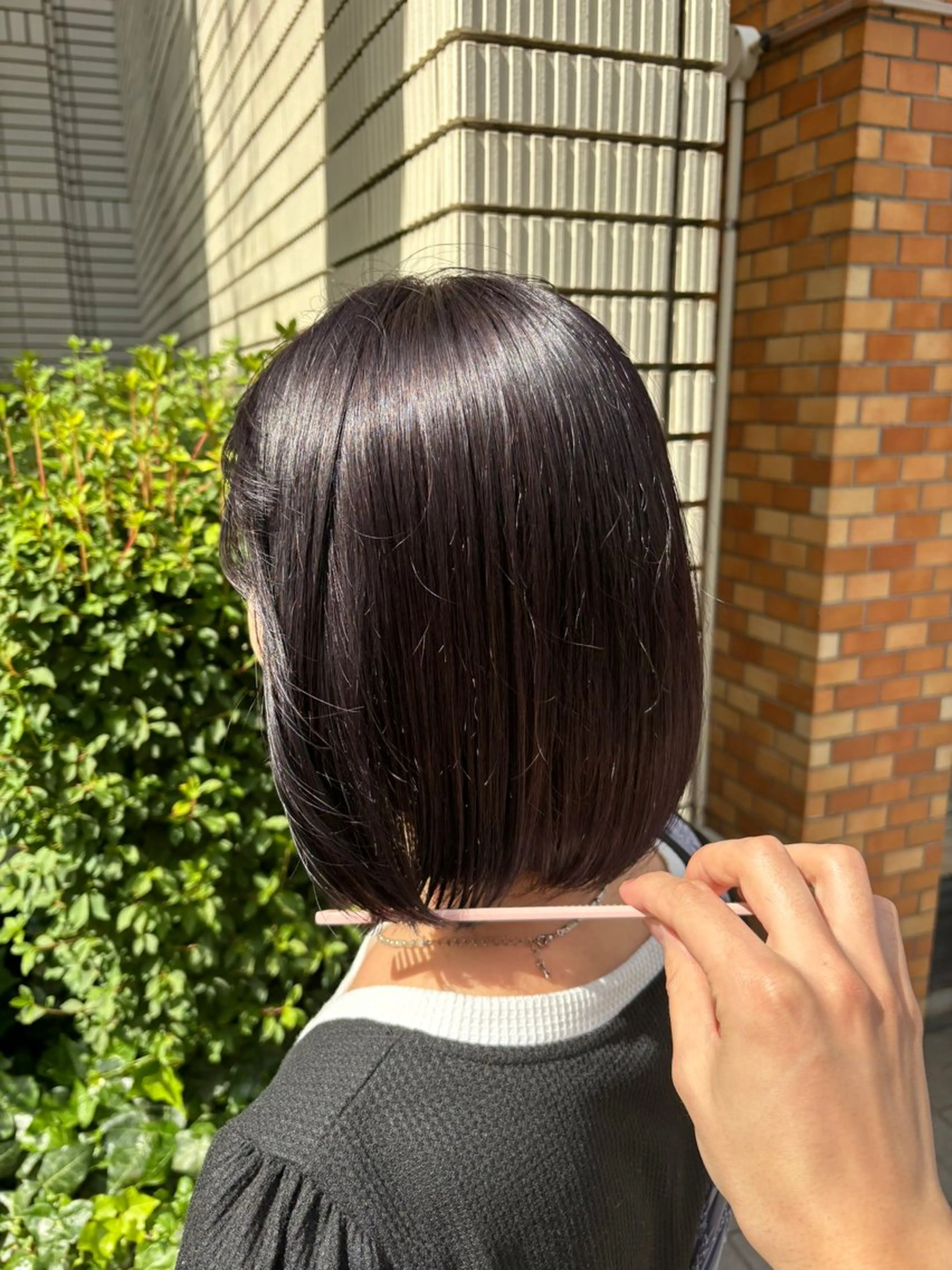 カット+イルミナorアディクシーカラー+保湿超音波トリートメント。シャンプーブロー込みの写真