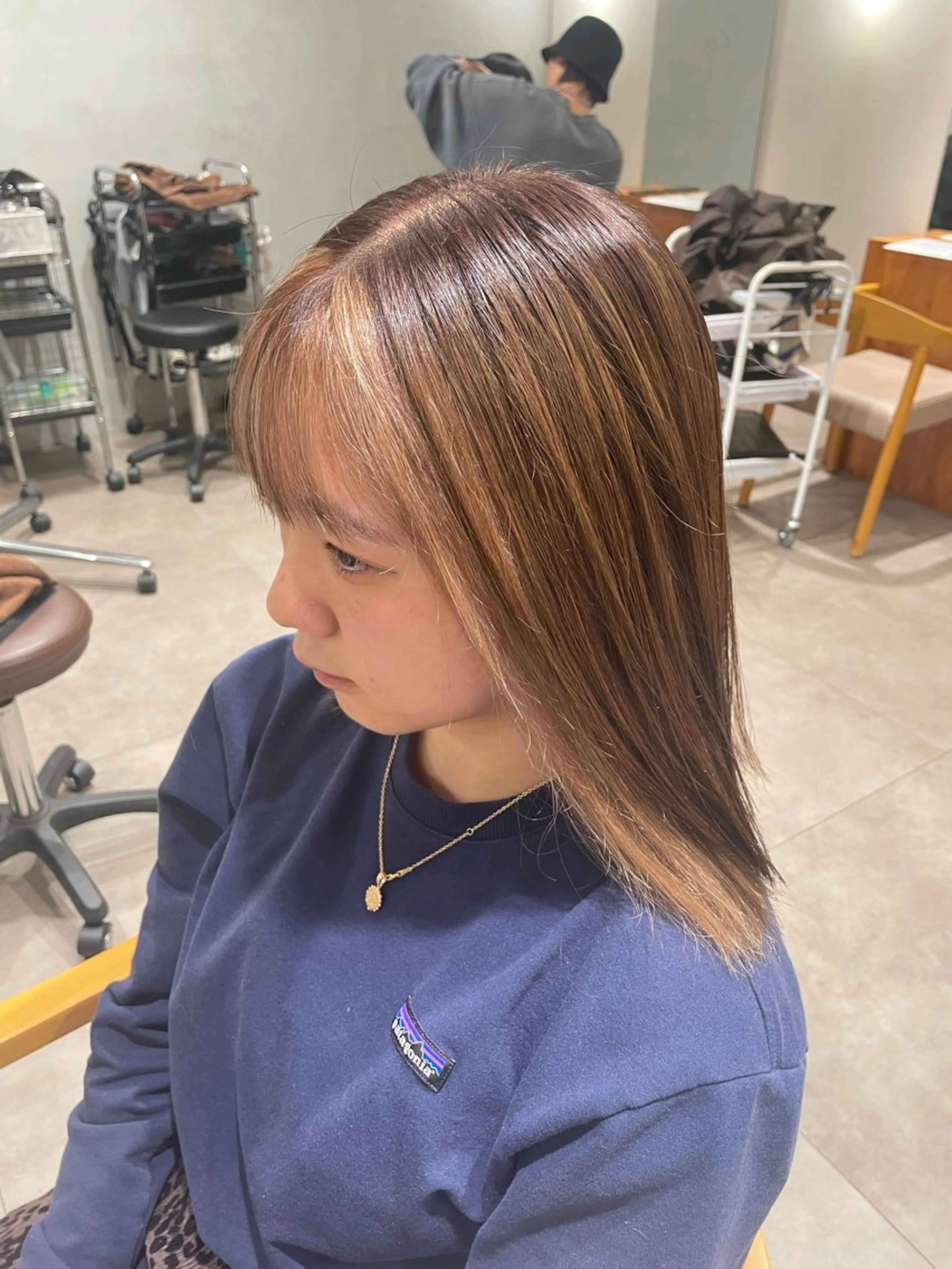 カラー ヘアカラー トリートメント 美髪と似合わせのサロンenn(エン)所属・enn天王寺藤本 大輝のヘアスタイル