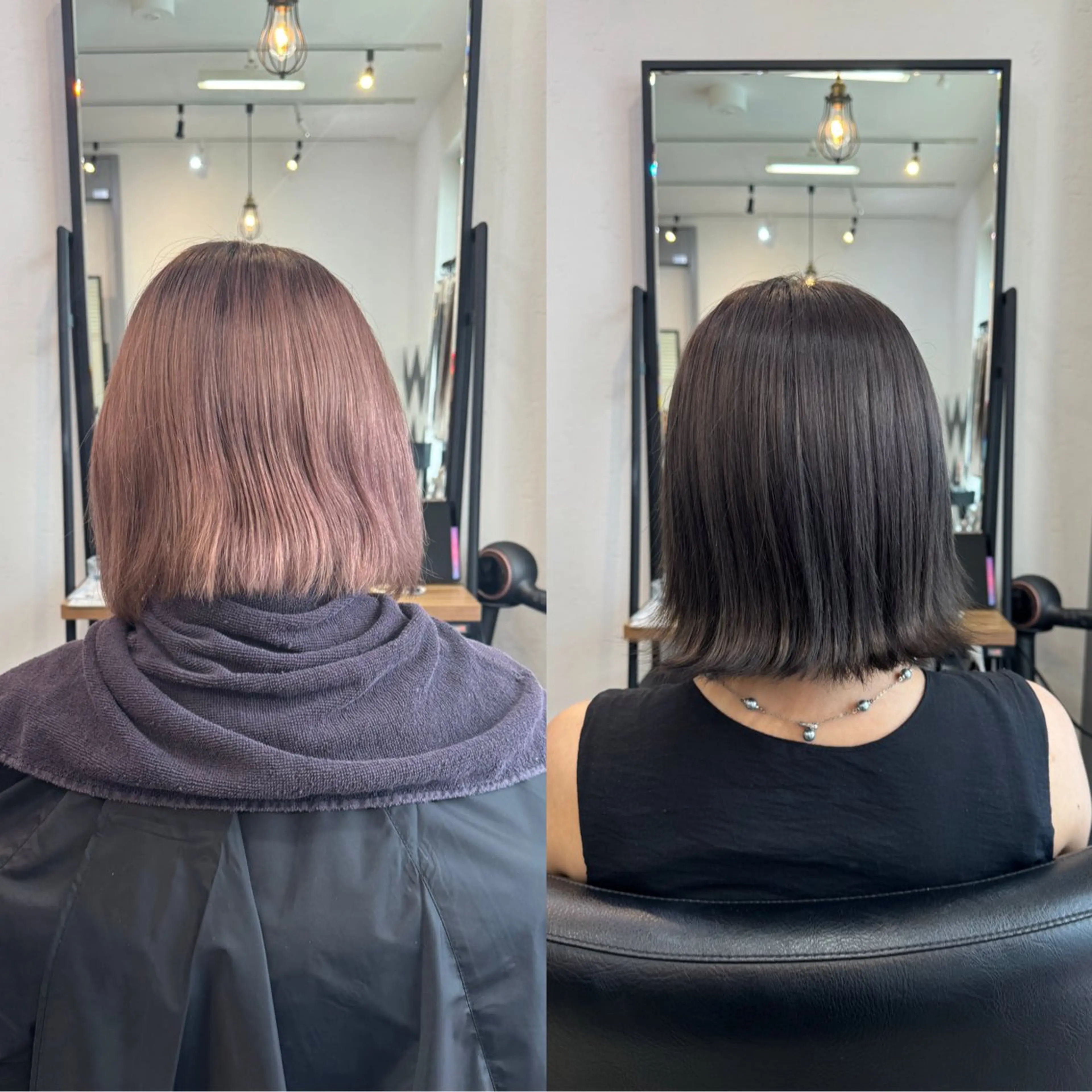 ショート カラー ヘアカラー トリートメント 髙橋 李里亜のヘアスタイル