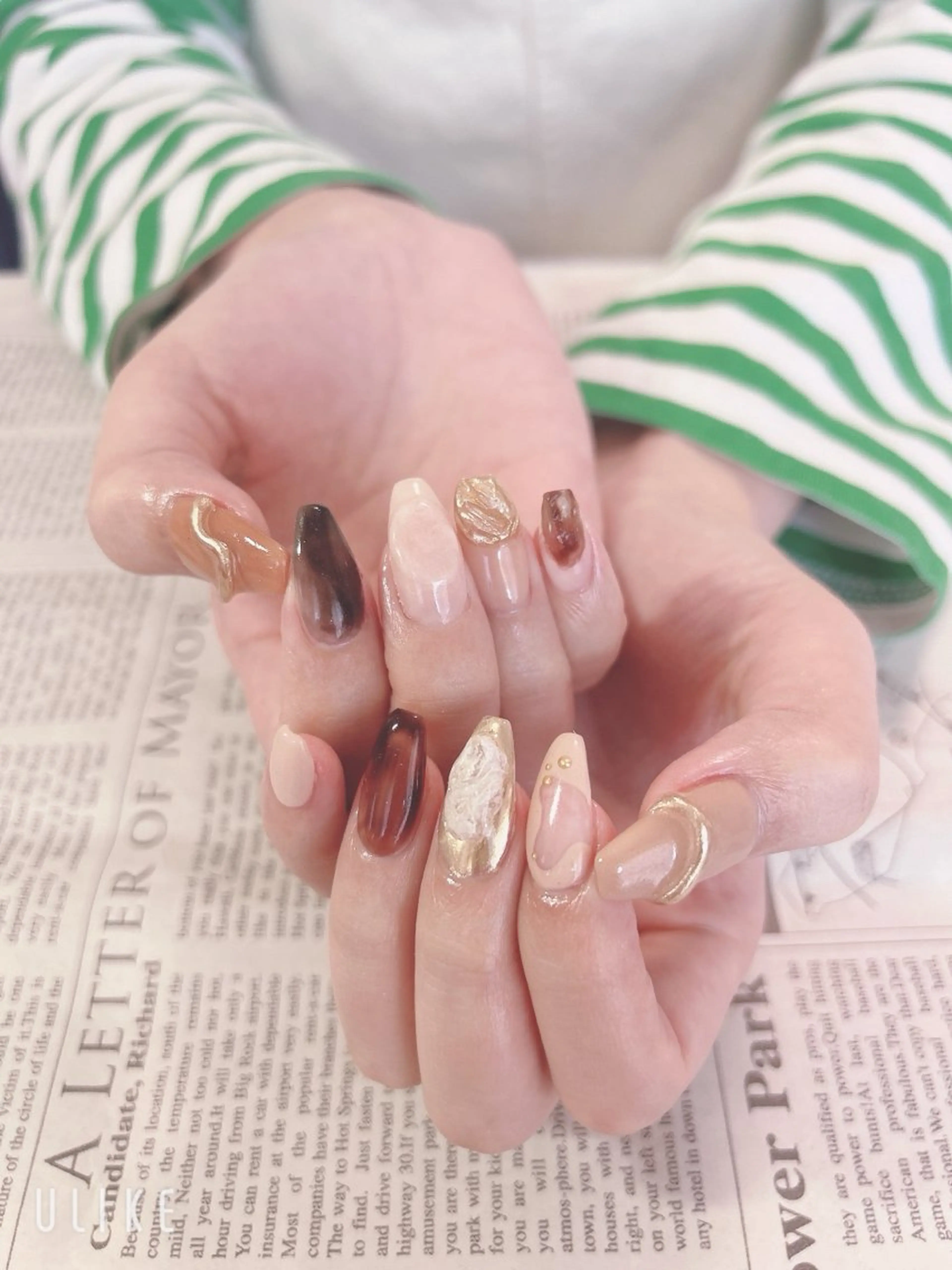 ネイル ハンドネイル ハンドケア 森山 舞のネイルデザイン