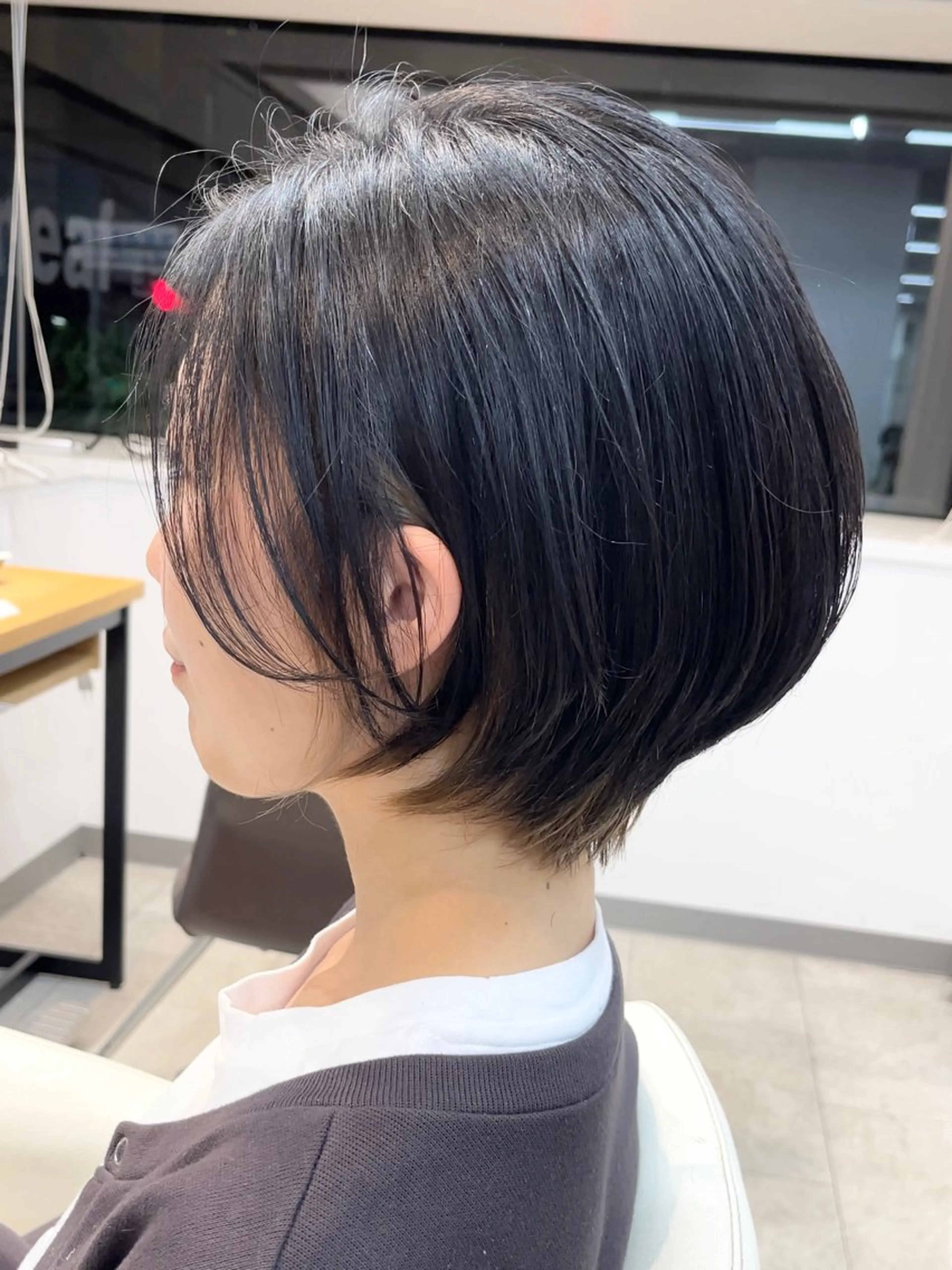 ショート neaf六本木所属・韓国風レイヤー ショート/犬塚 優介のヘアスタイル