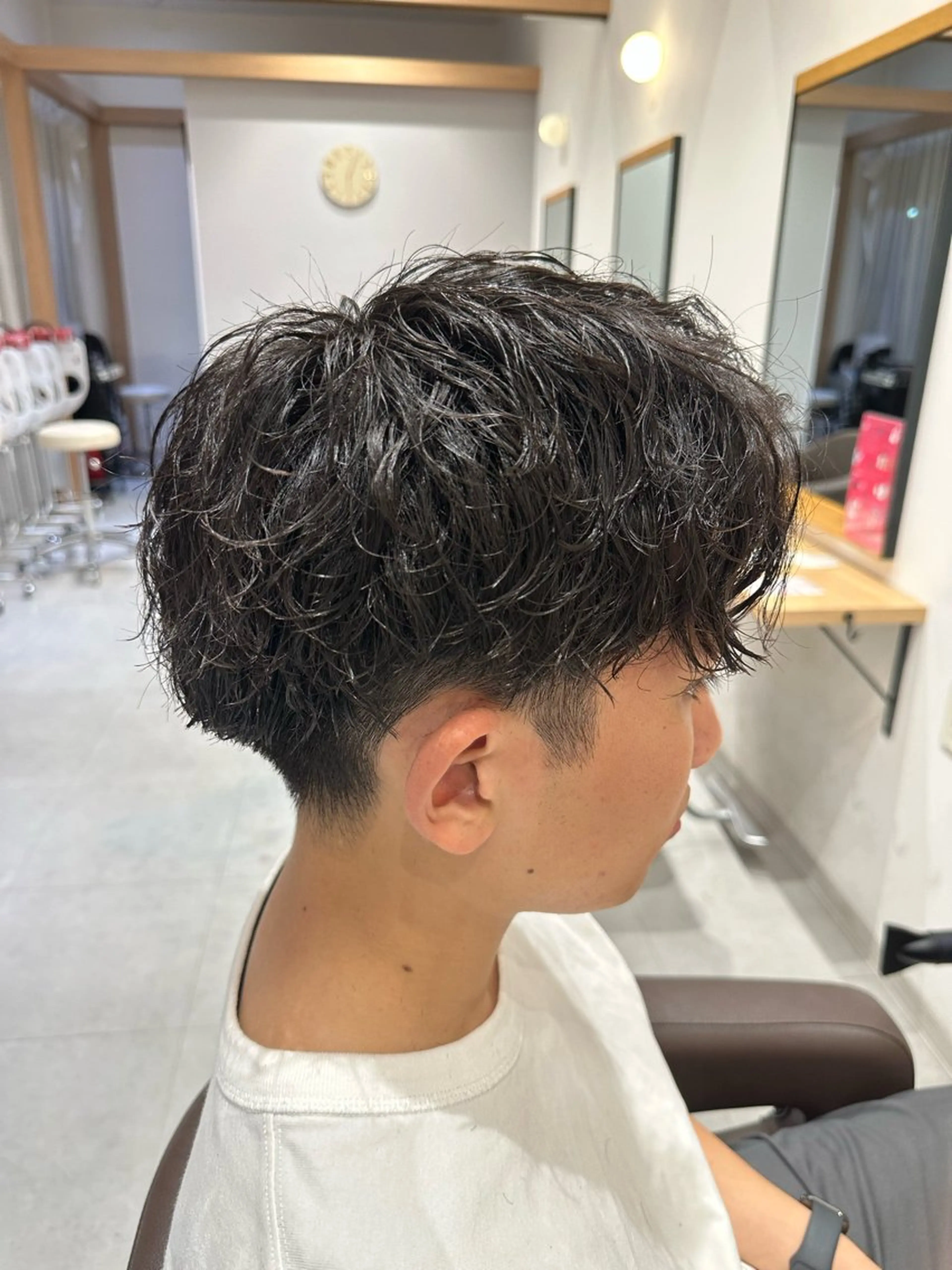 🔥骨格矯正カット+縦落ちツイストスパイラルパーマ🔥の写真