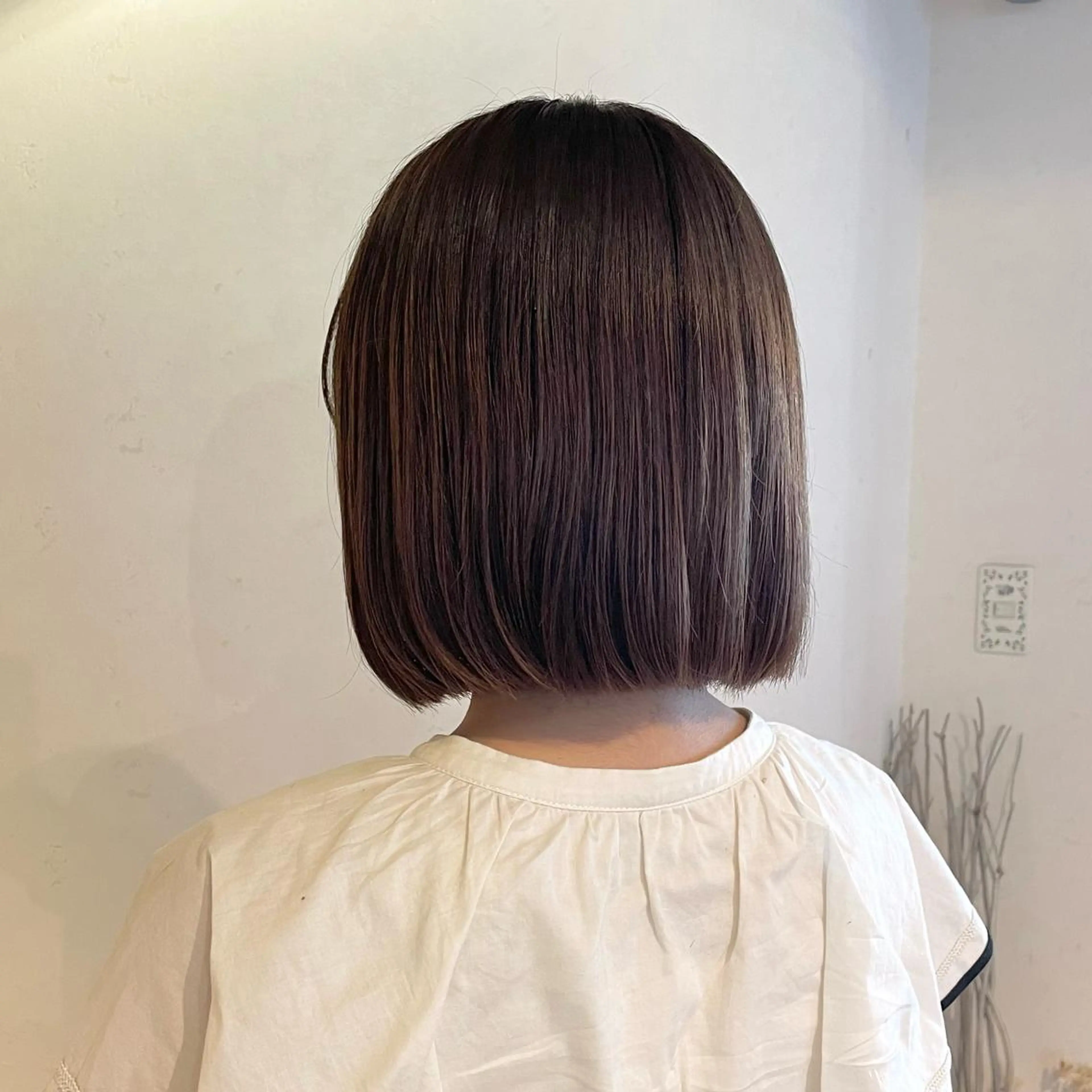 カット＋縮毛矯正＋カラー＋トリートメントの写真