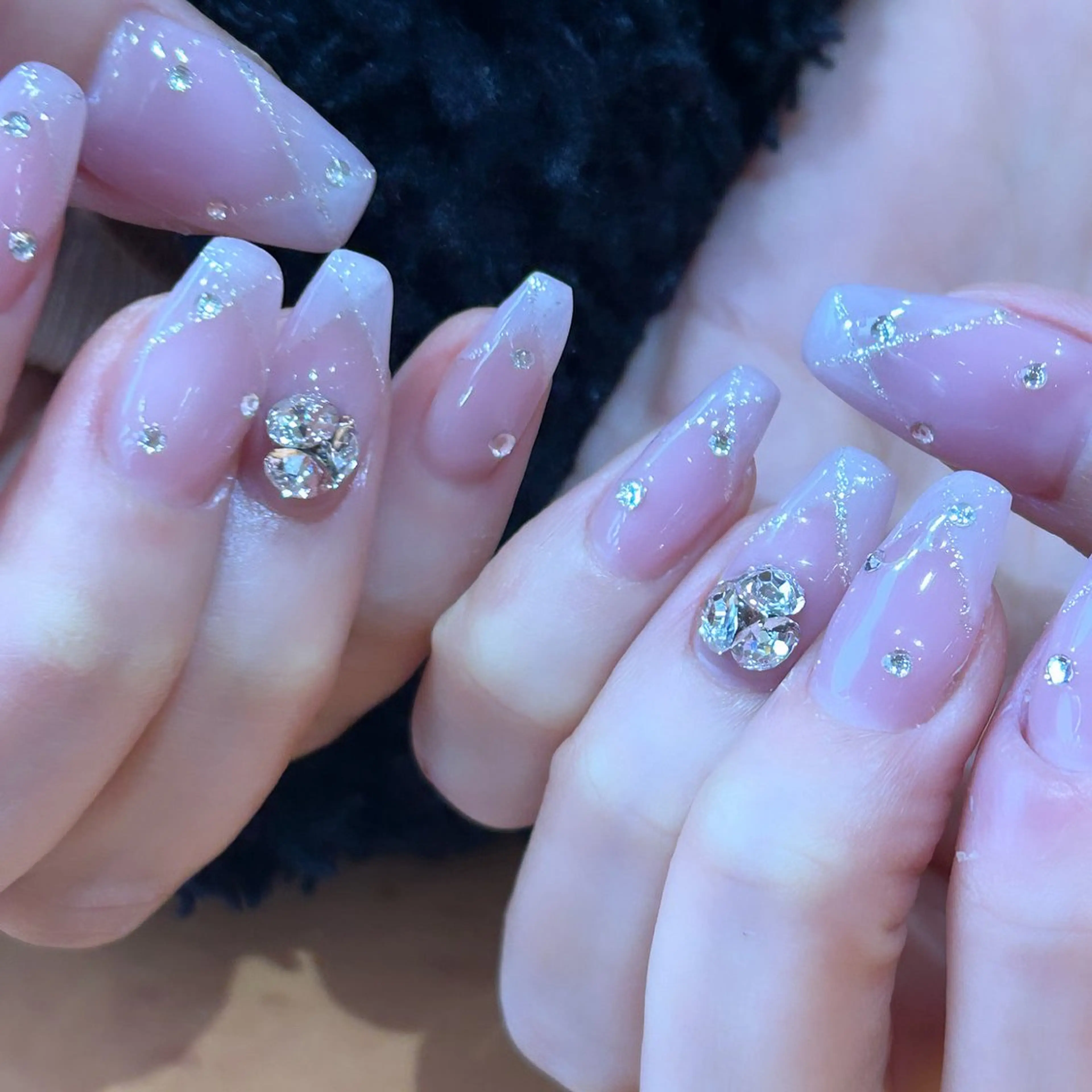 セミロング zir nail 💞KASUMIのネイルデザイン