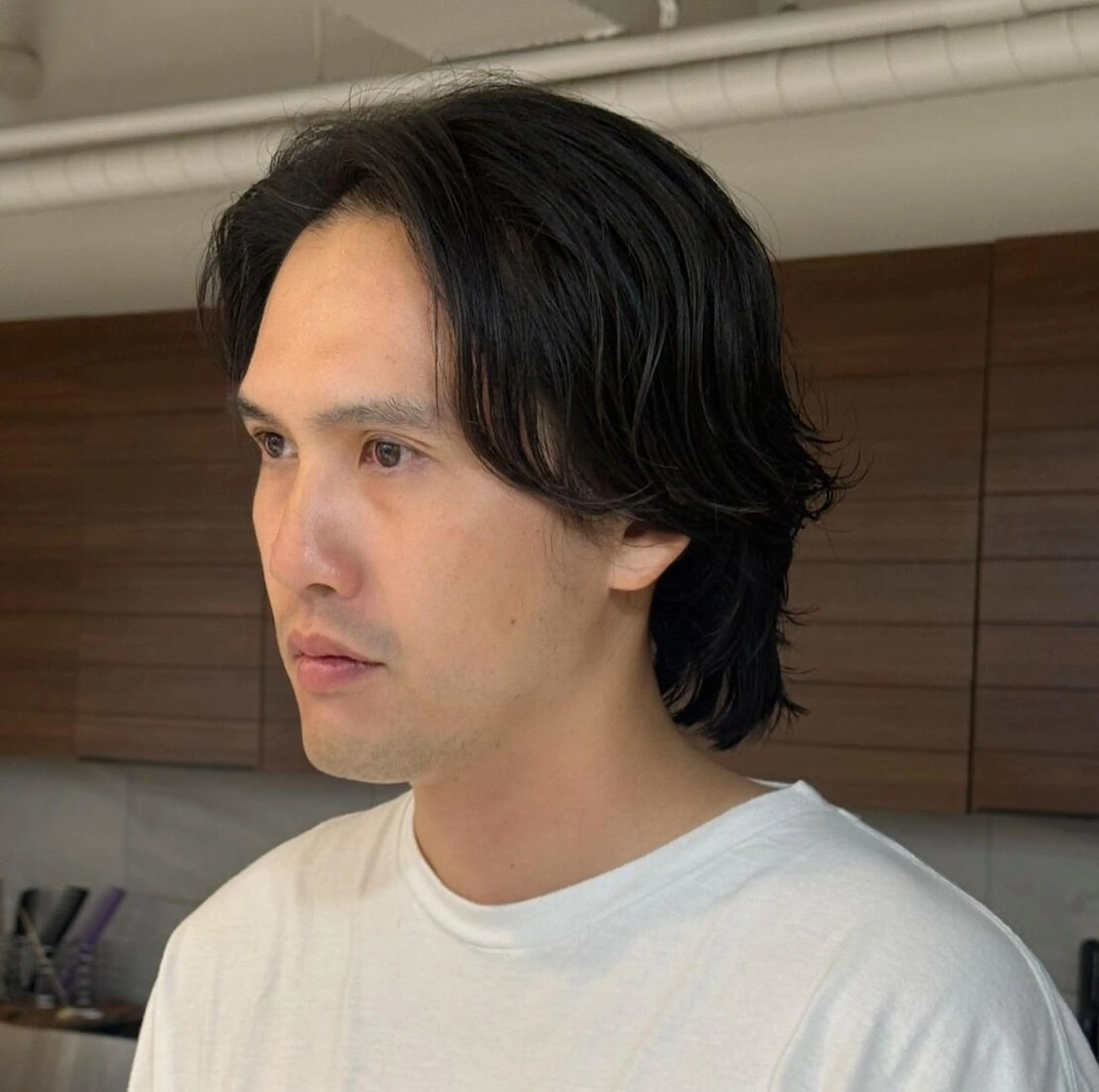 ミディアム パーマモデル募集/ 尾上数馬/桂駅前1分のヘアスタイル