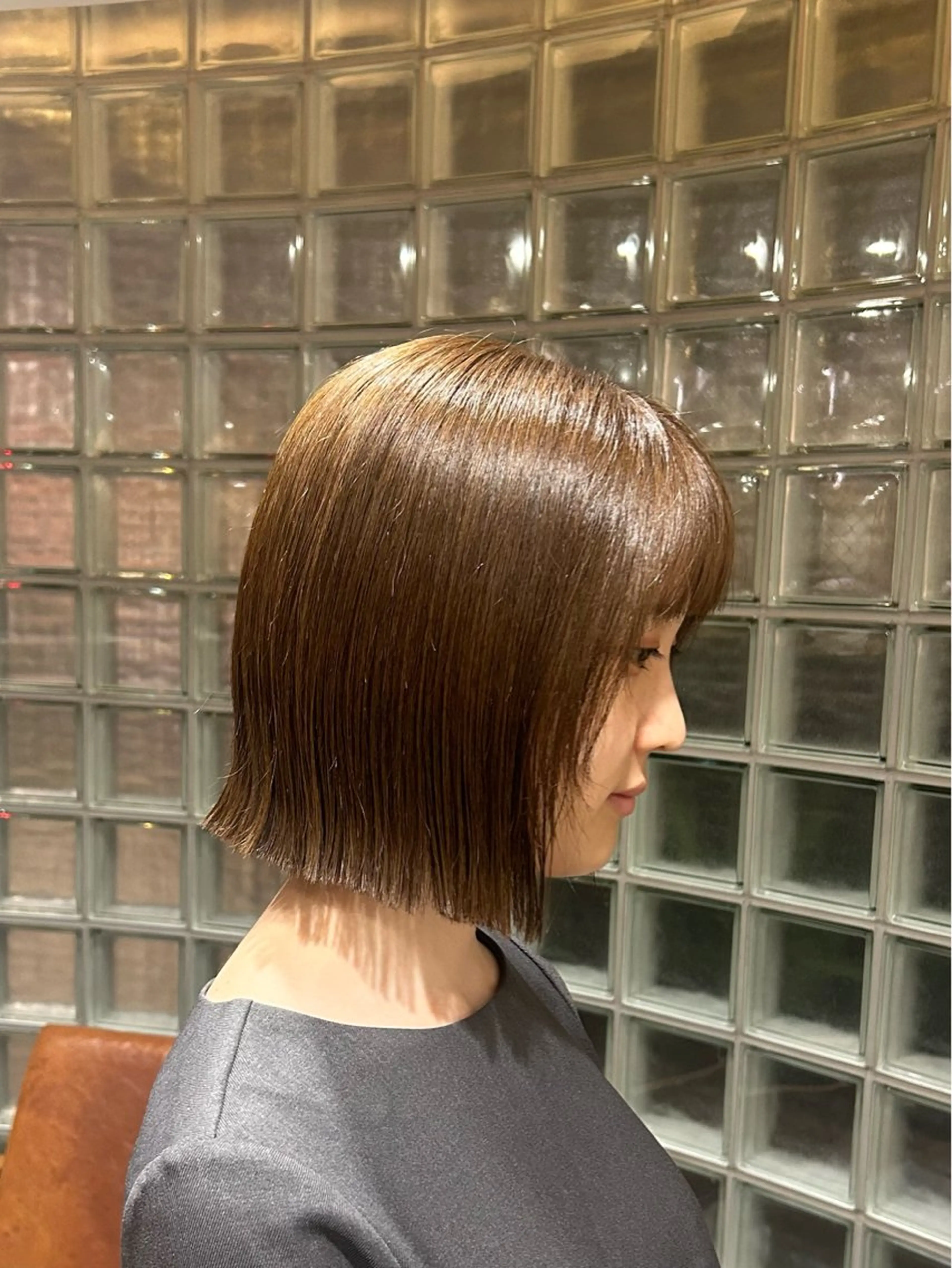 ショート ボブ 外ハネヘア カット Lumier de mashu所属・nana/ボブ/ レイヤーカットのヘアスタイル