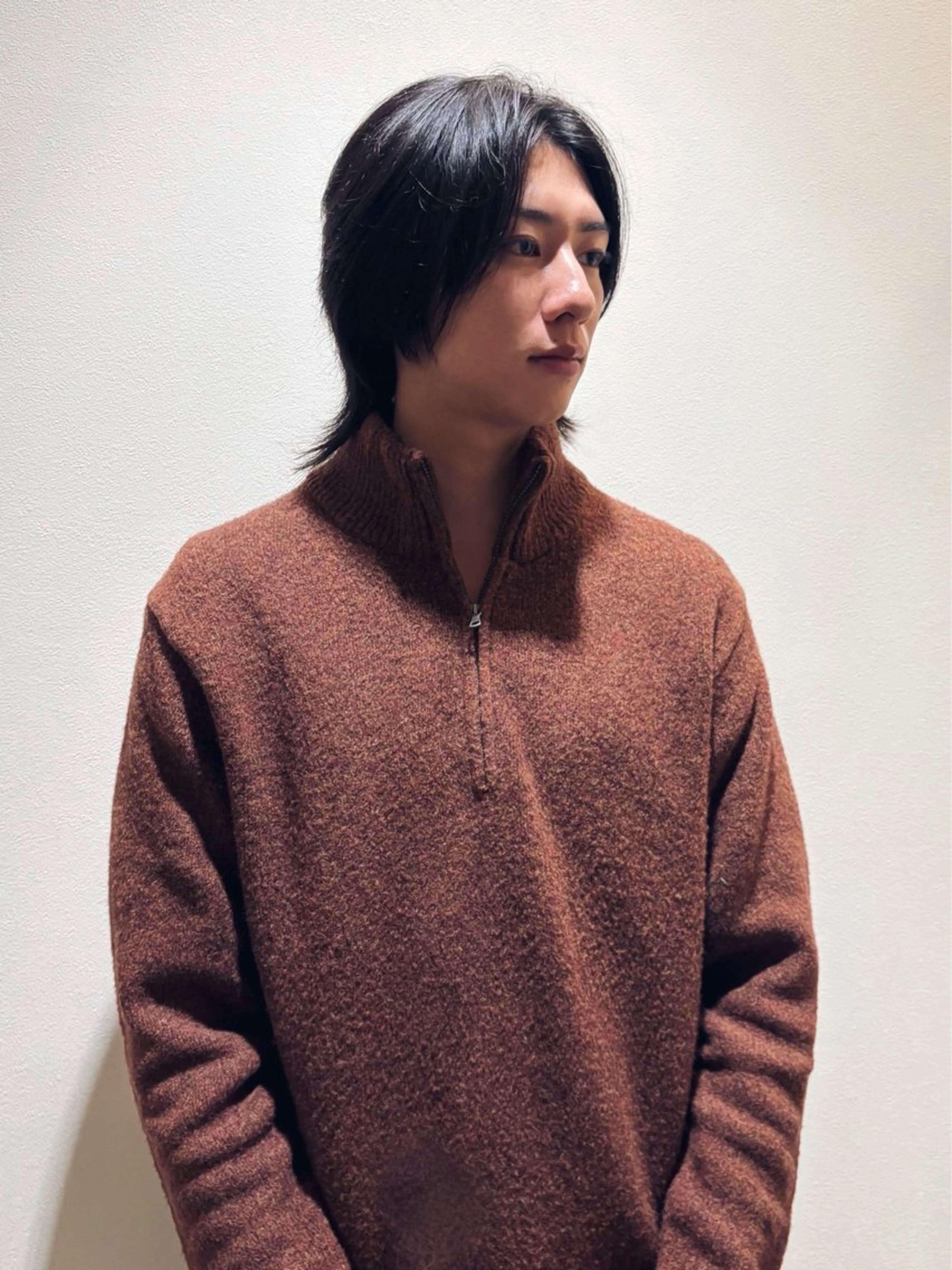 ミディアム メンズ メンズウルフカット ウルフカット ARCHE南堀江所属・ARCHE南堀江 MENS専用のヘアスタイル