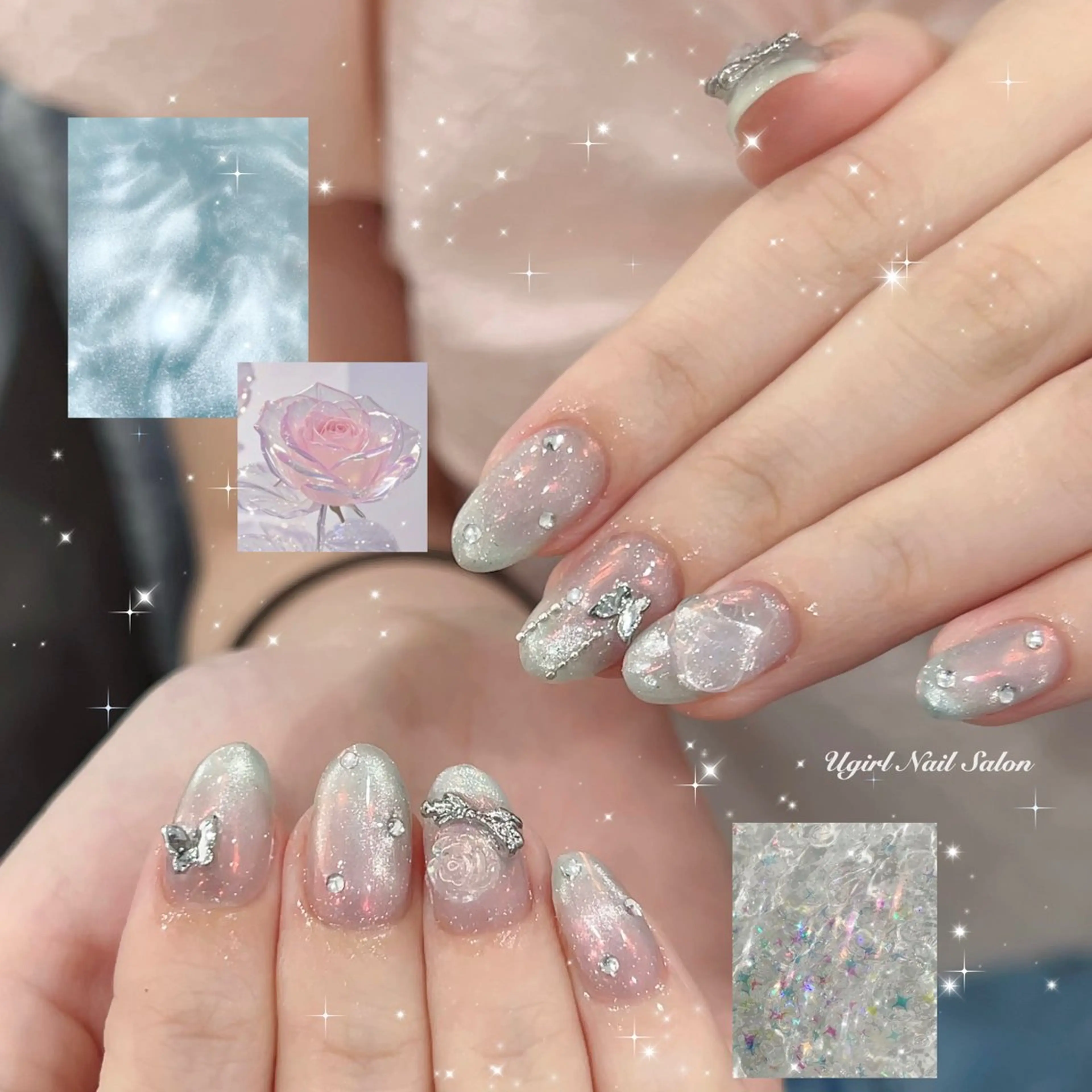 ネイル ハンドネイル 🪄Ugirl🎀 Midori🪽のネイルデザイン