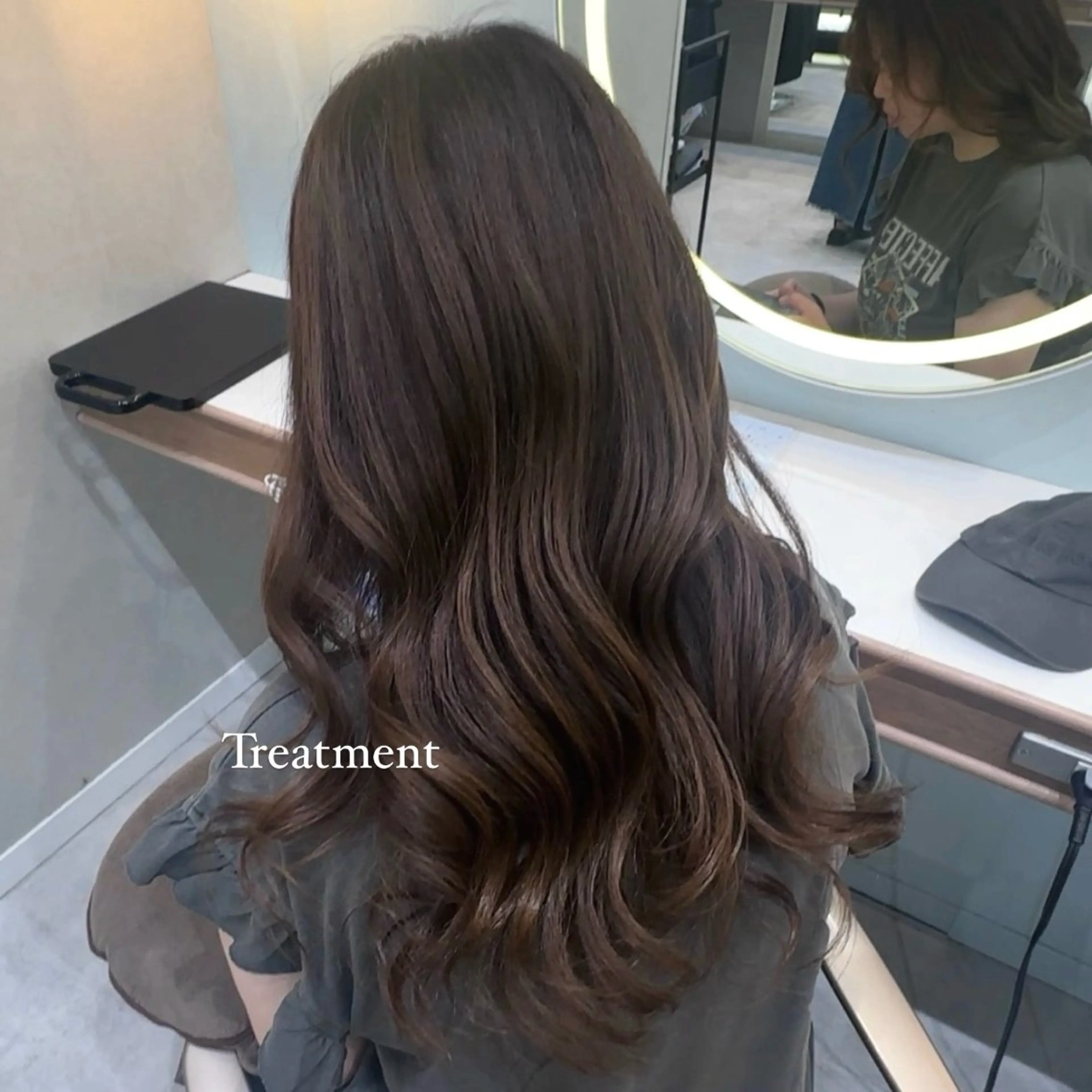 ロング ヘアアレンジ nanami ¦透明感¦ラベンダーのヘアスタイル